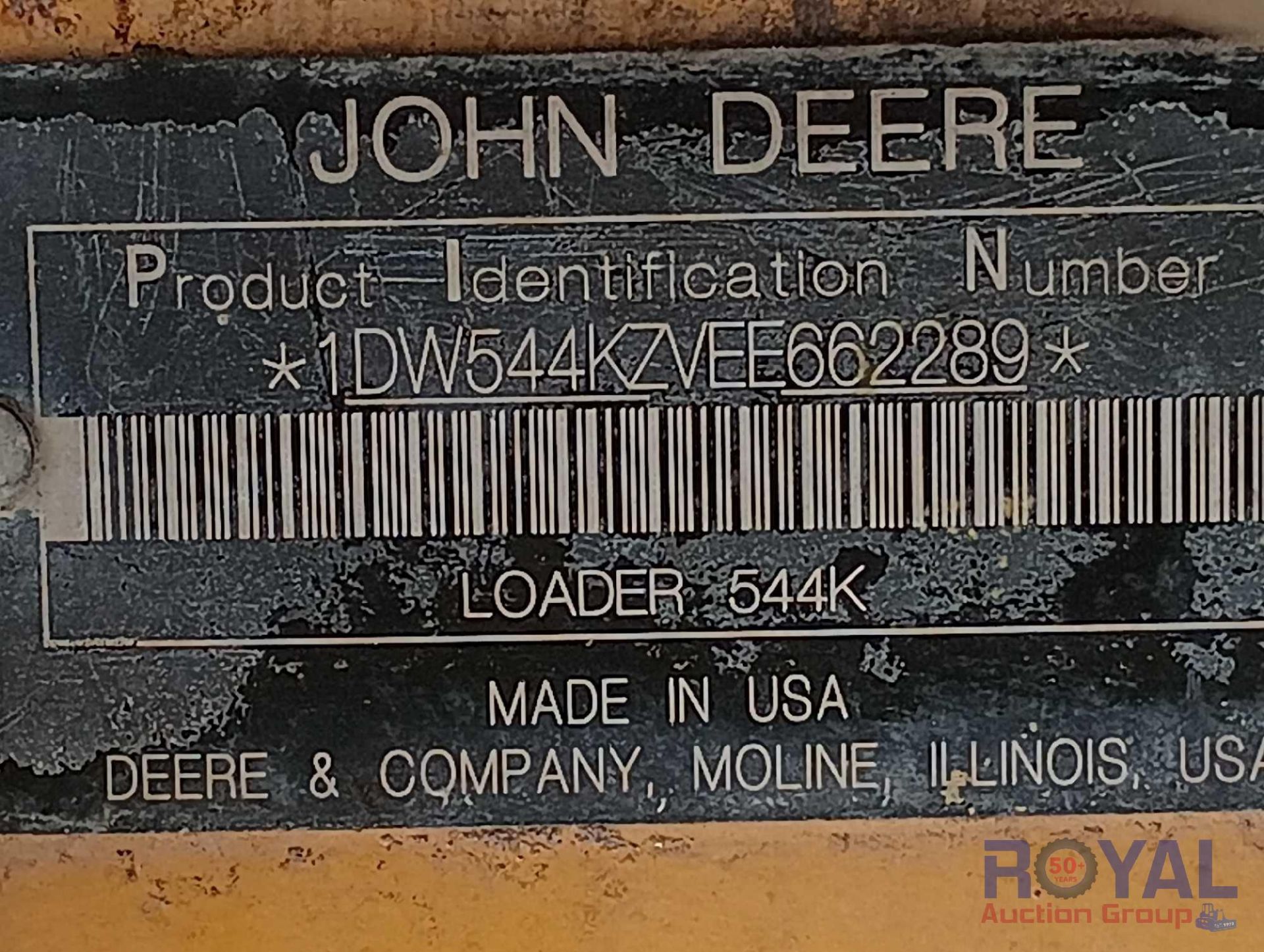 2015 John Deere 544K Articulated Wheel Loader - Image 5 of 50