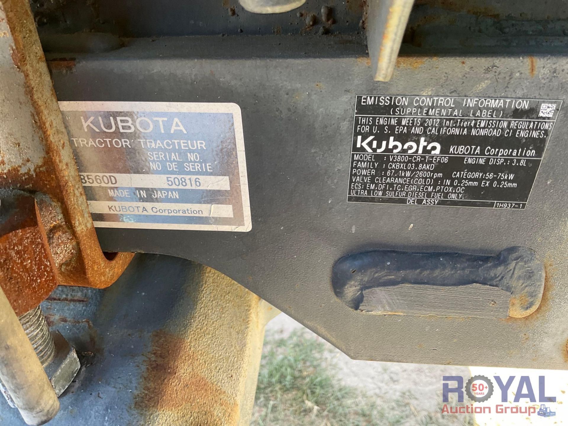2014 Kubota M8560 Tractor 4X4 - Image 5 of 20
