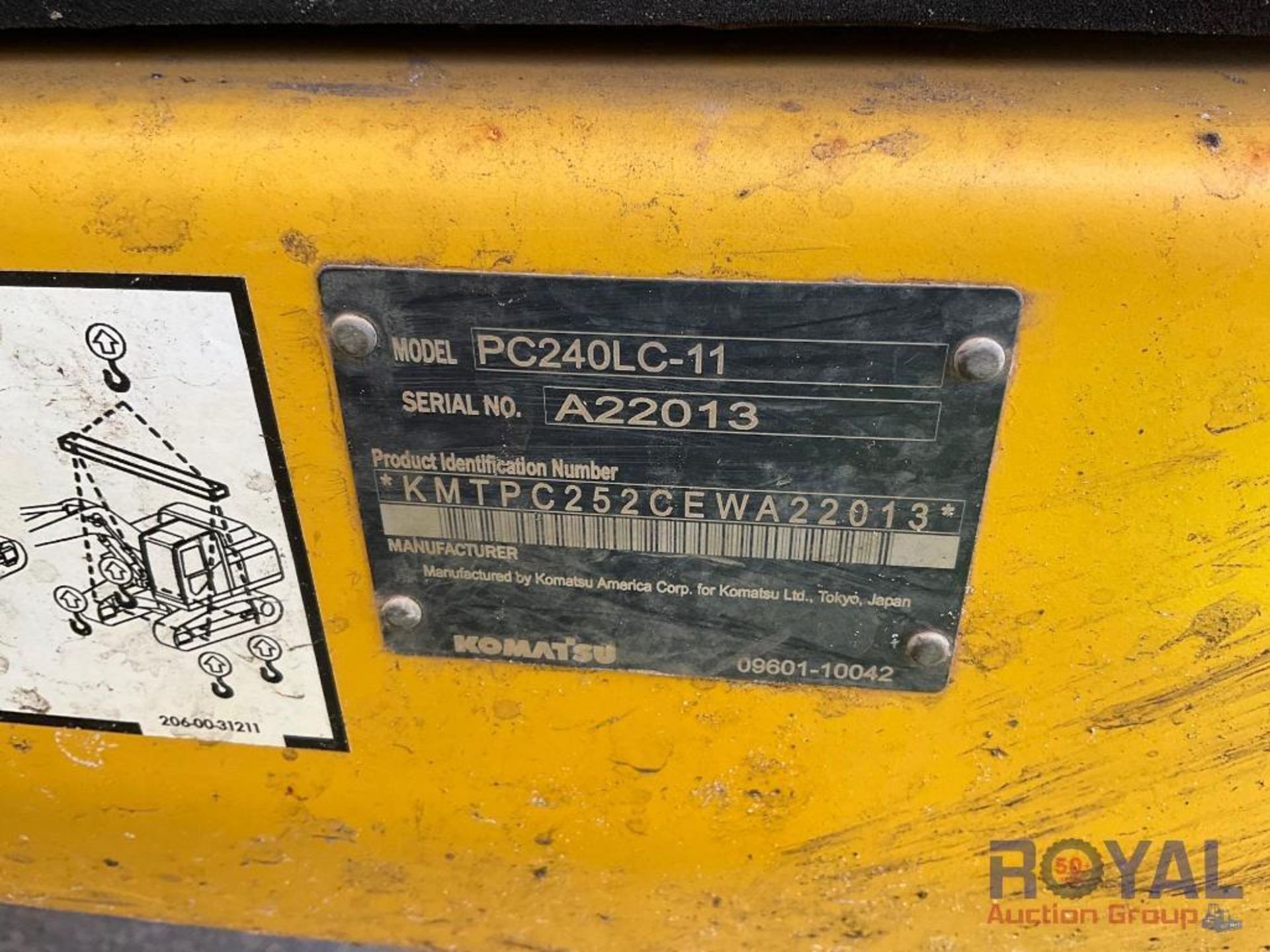 2015 Komatsu PC240LC-11 Hydraulic Excavator - Image 5 of 39