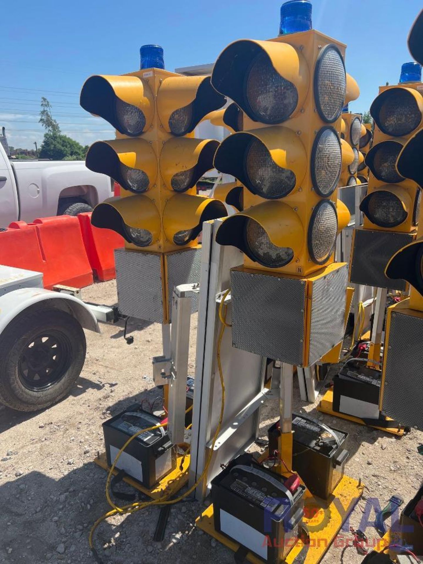 2 Solar Powered Traffic Lights