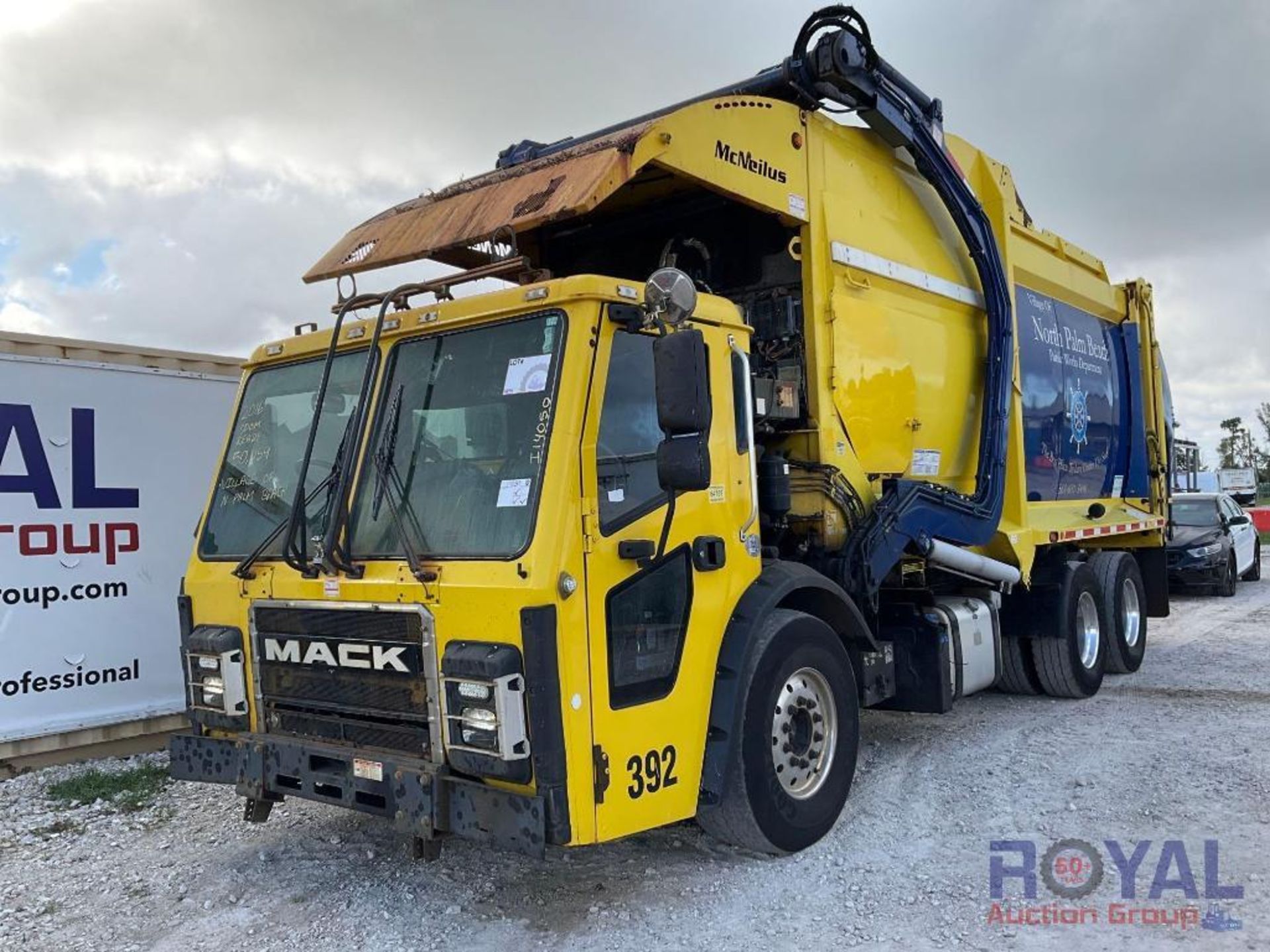 2017 Mack Front Loader Garbage Truck