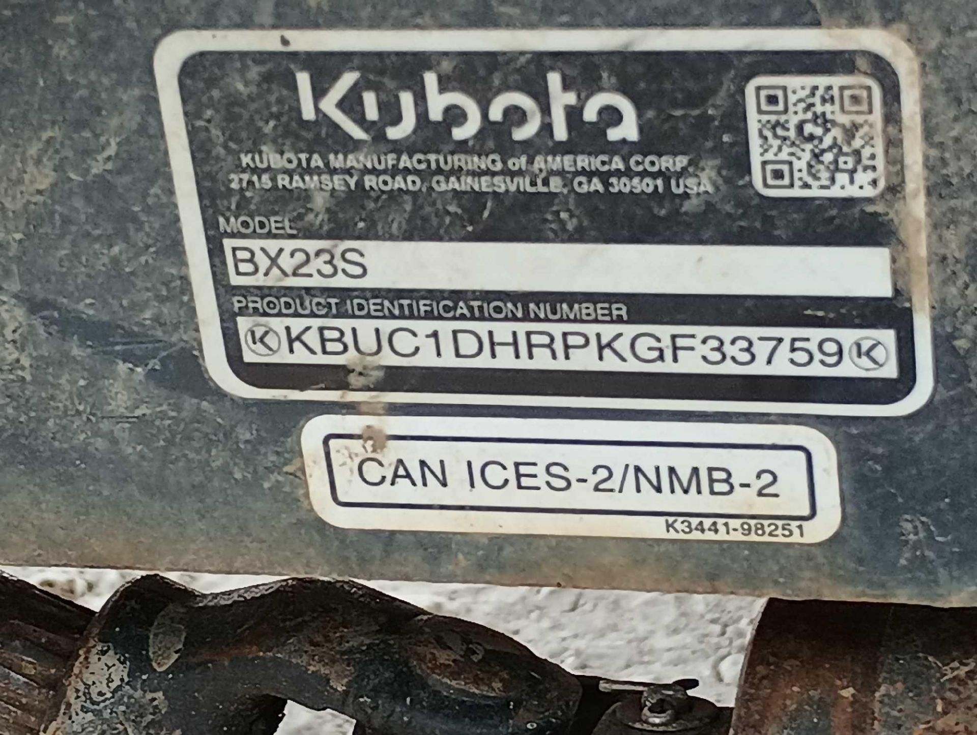 2019 Kubota BX23S 4X4 Mini Backhoe Loader - Image 6 of 24