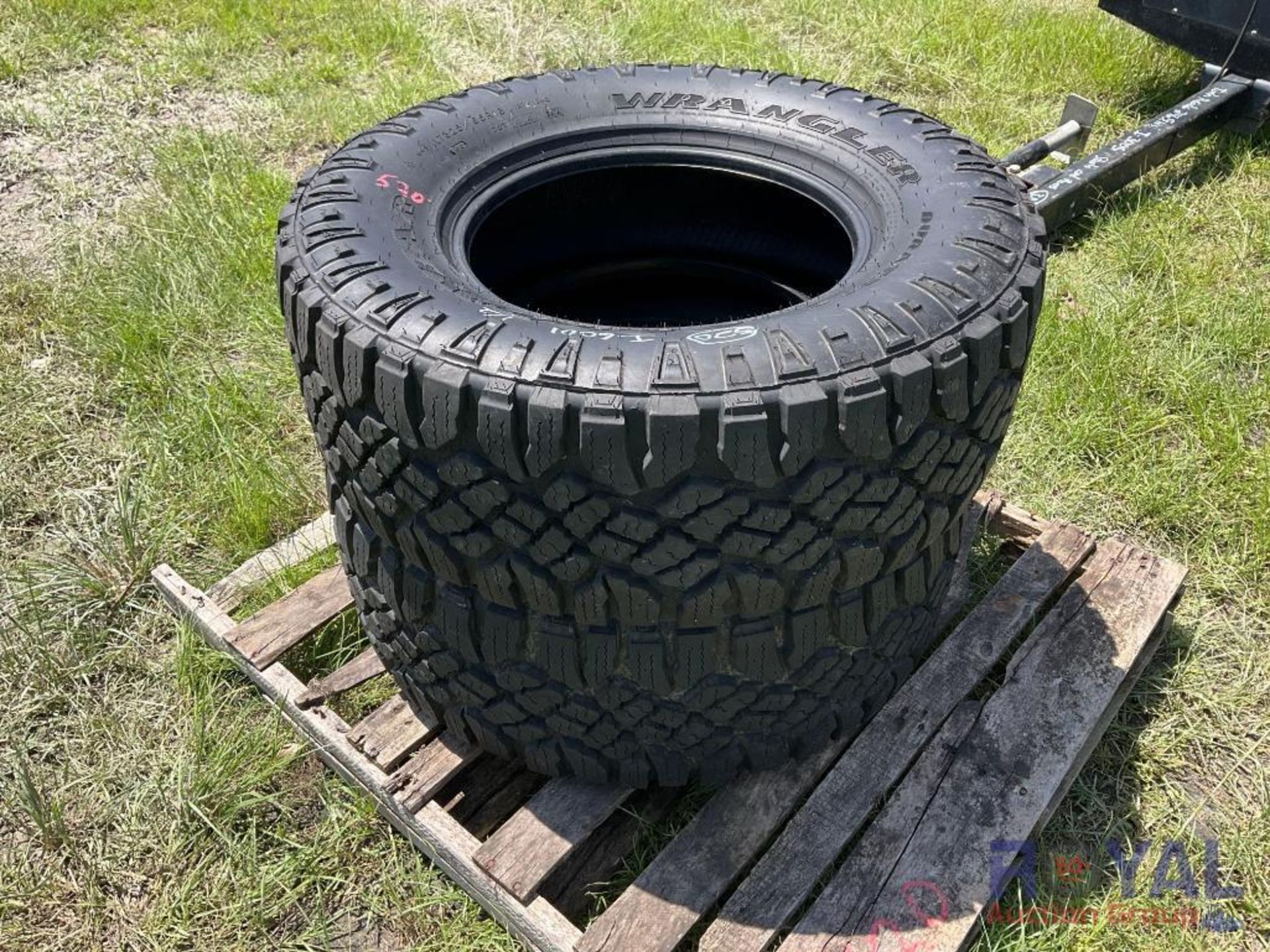 Two Used Goodyear Wrangler Duratrac Tires - Image 3 of 7