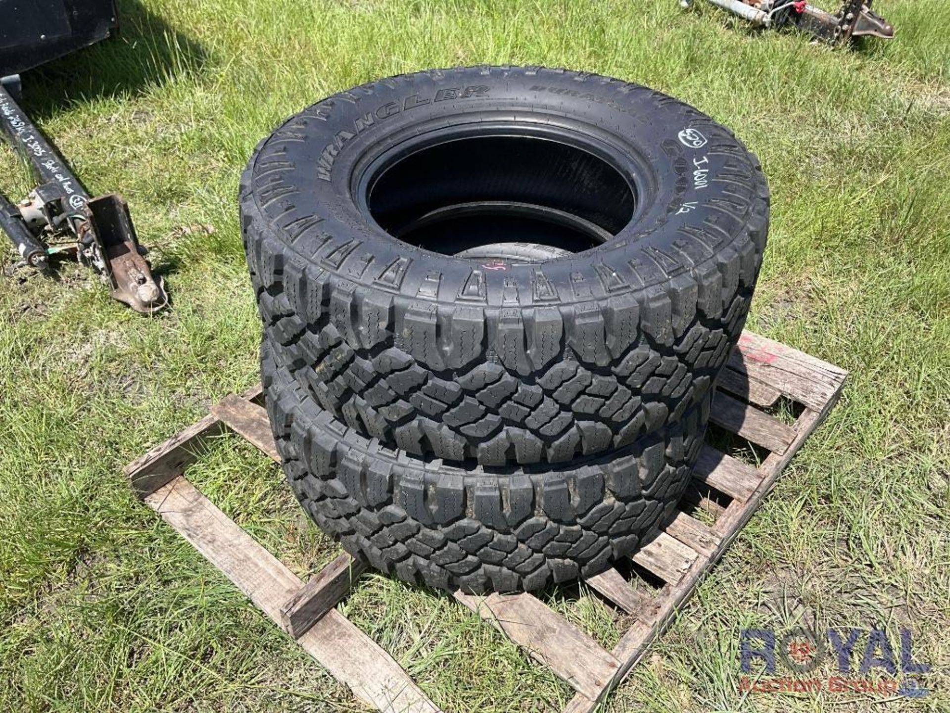Two Used Goodyear Wrangler Duratrac Tires - Image 2 of 7
