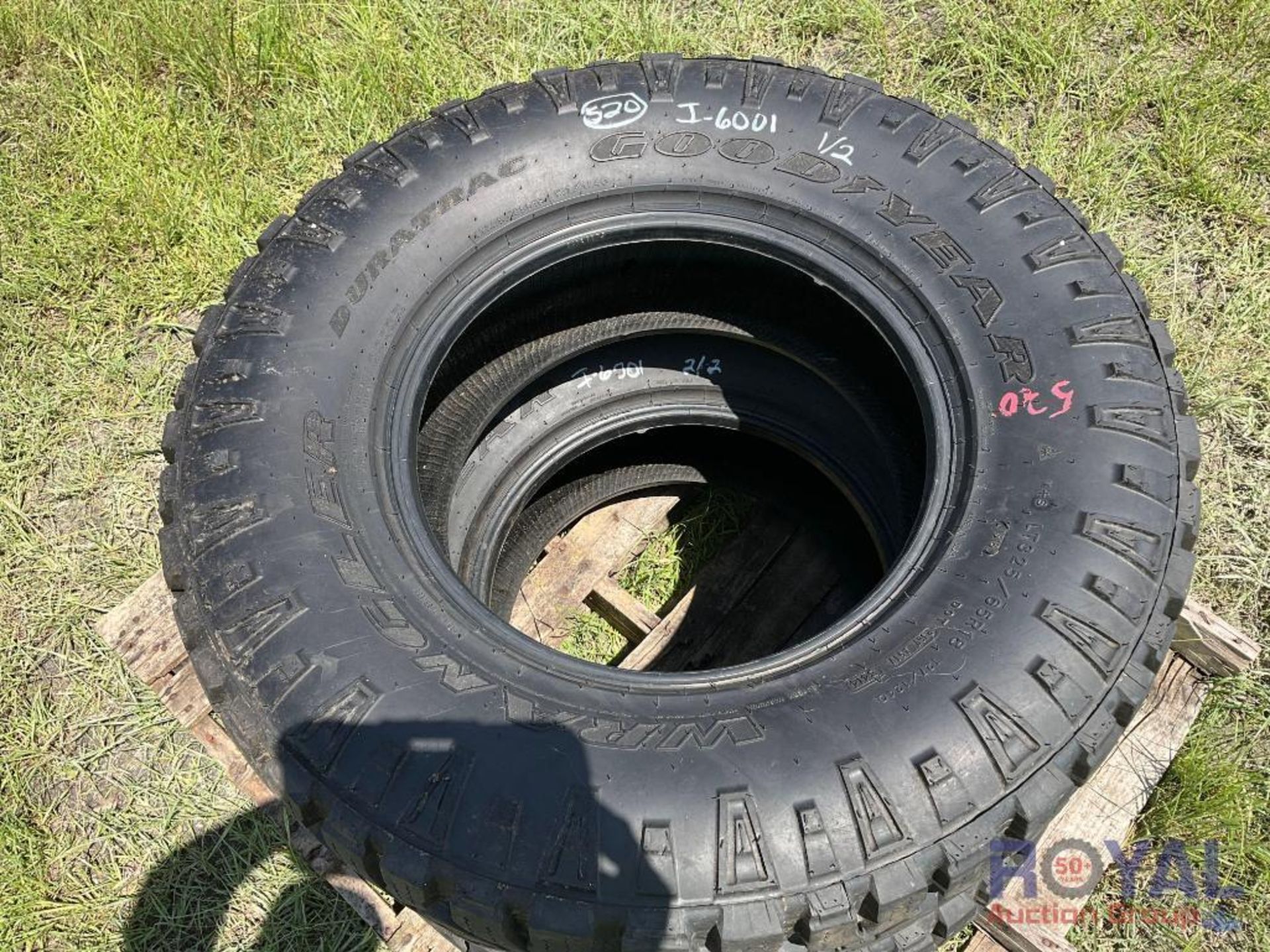Two Used Goodyear Wrangler Duratrac Tires - Image 5 of 7