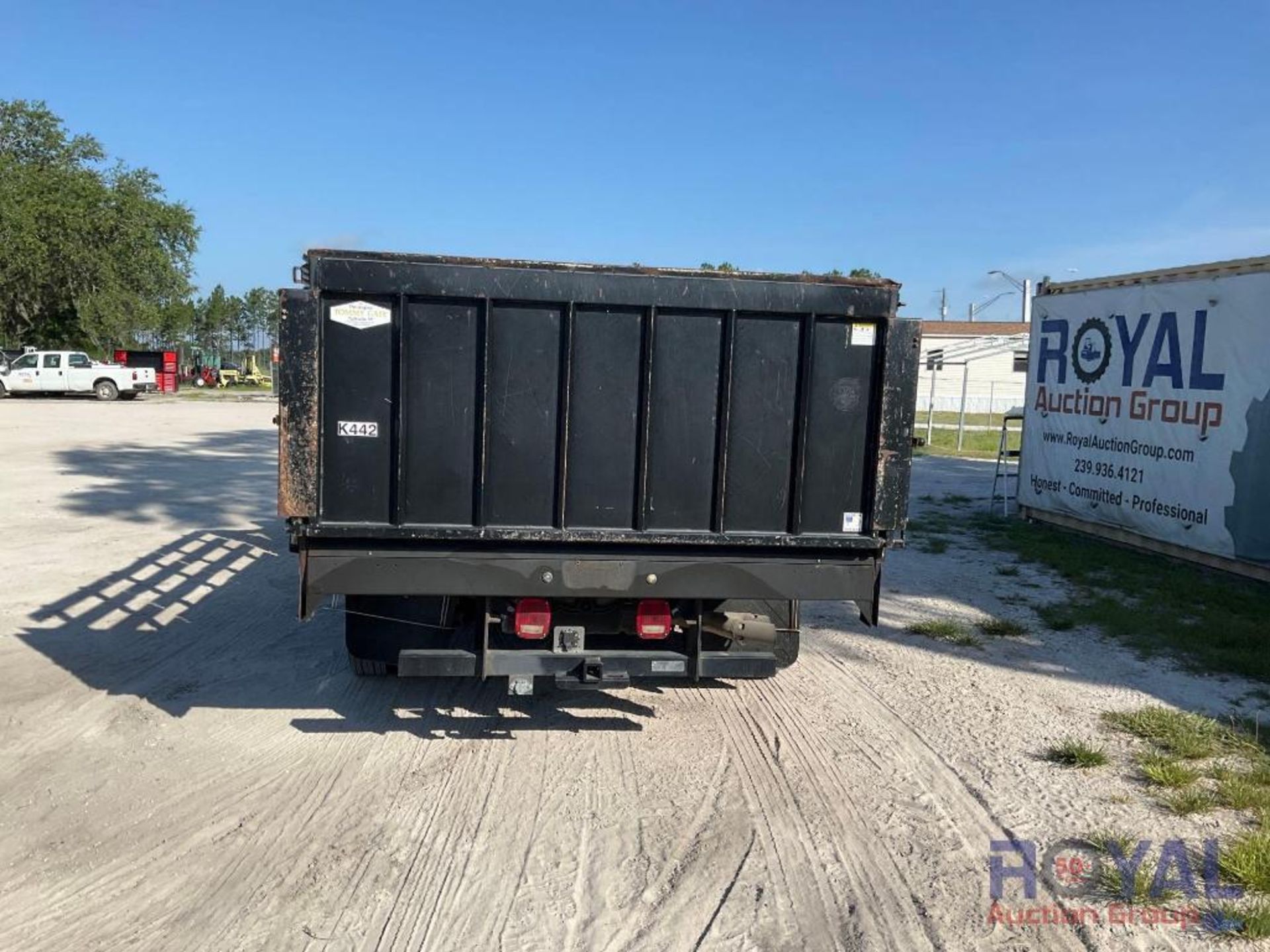 2014 Ford F-550 Flat Bed Stake Body Truck - Image 14 of 24