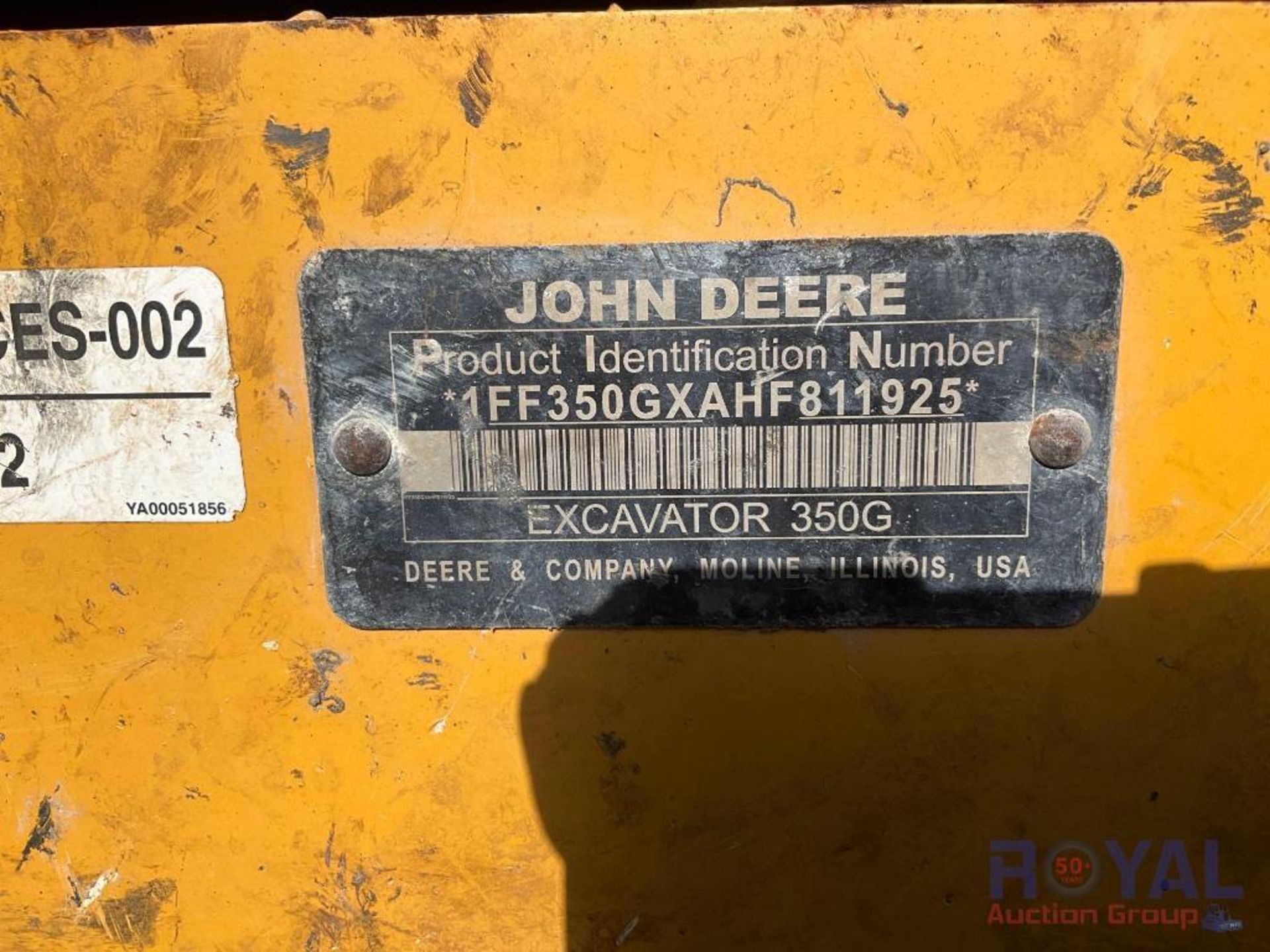 2017 John Deere 350G LC Hydraulic Excavator - Image 4 of 37