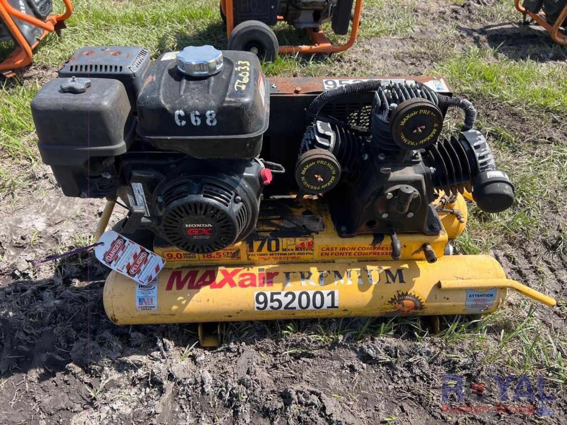 MAXair 170PSI Gas Powered Air Compressor