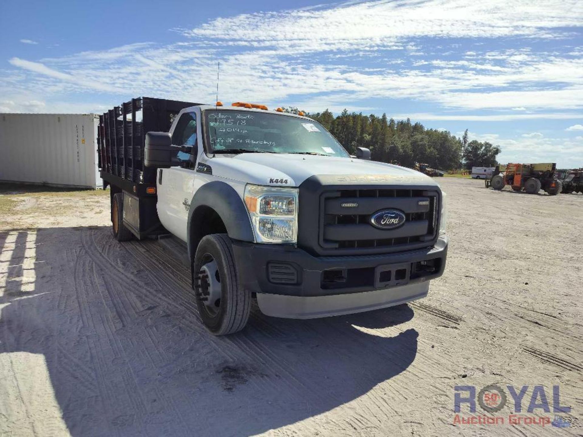 2014 Ford F550 Stakebody Flatbed Truck - Image 2 of 29