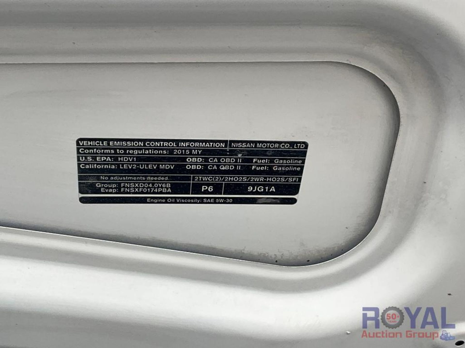 2015 Nissan NV2500 HD Cargo Van - Image 10 of 31