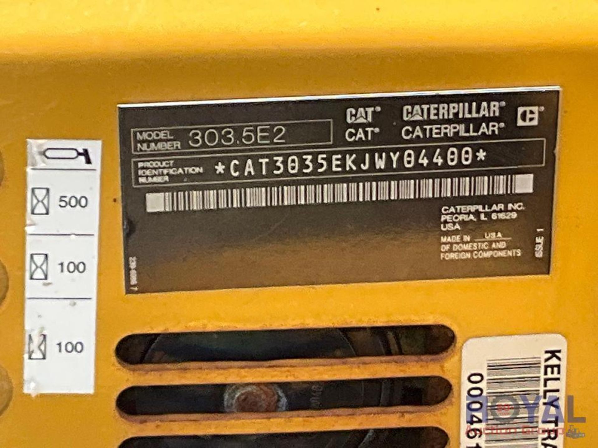 2018 Caterpillar 303.5E2 Mini Excavator - Image 5 of 19