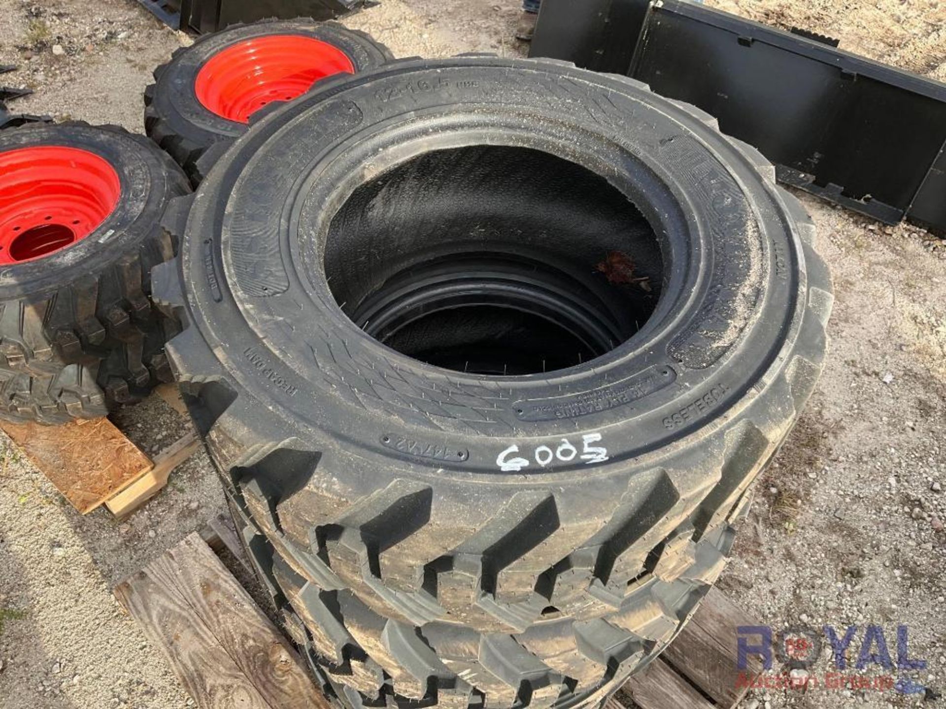 Unused 12-16.5 14Ply Skid Steer Tires - Image 5 of 5