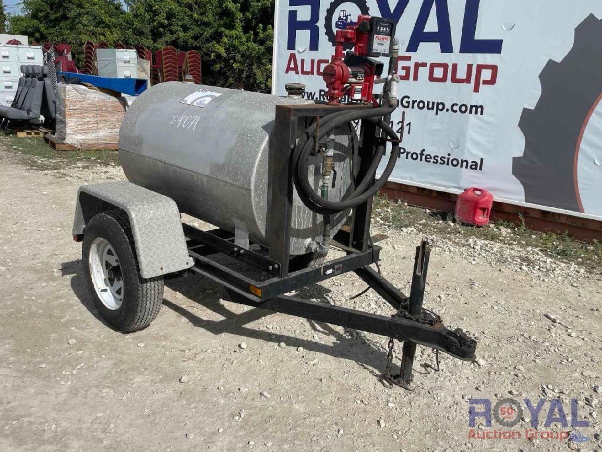 Fuel Tank with Hose, Nozzle and Meter S/A Towable Trailer
