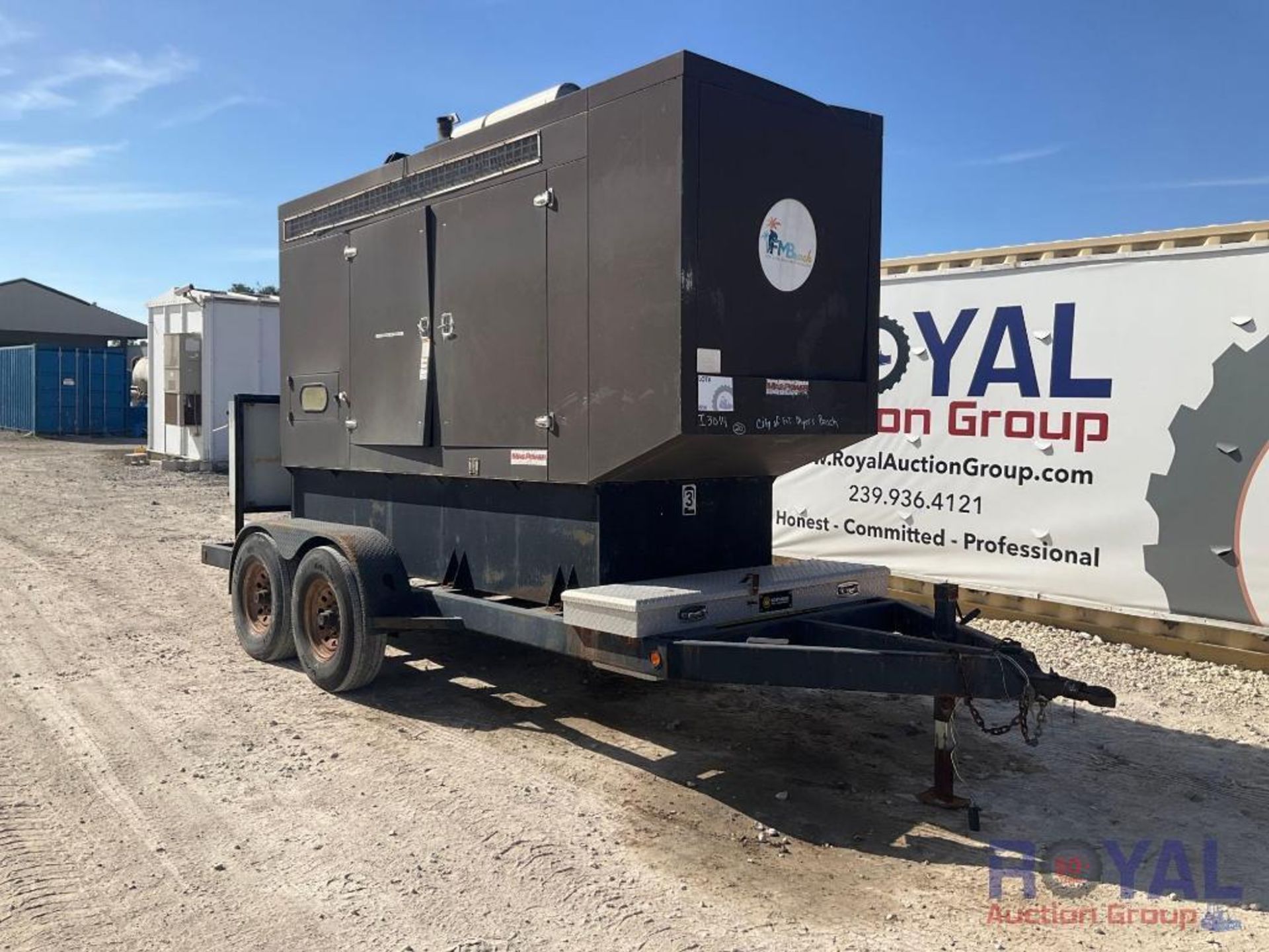 2005 MarelliGenerators 144KW 3 phase Towable Generator