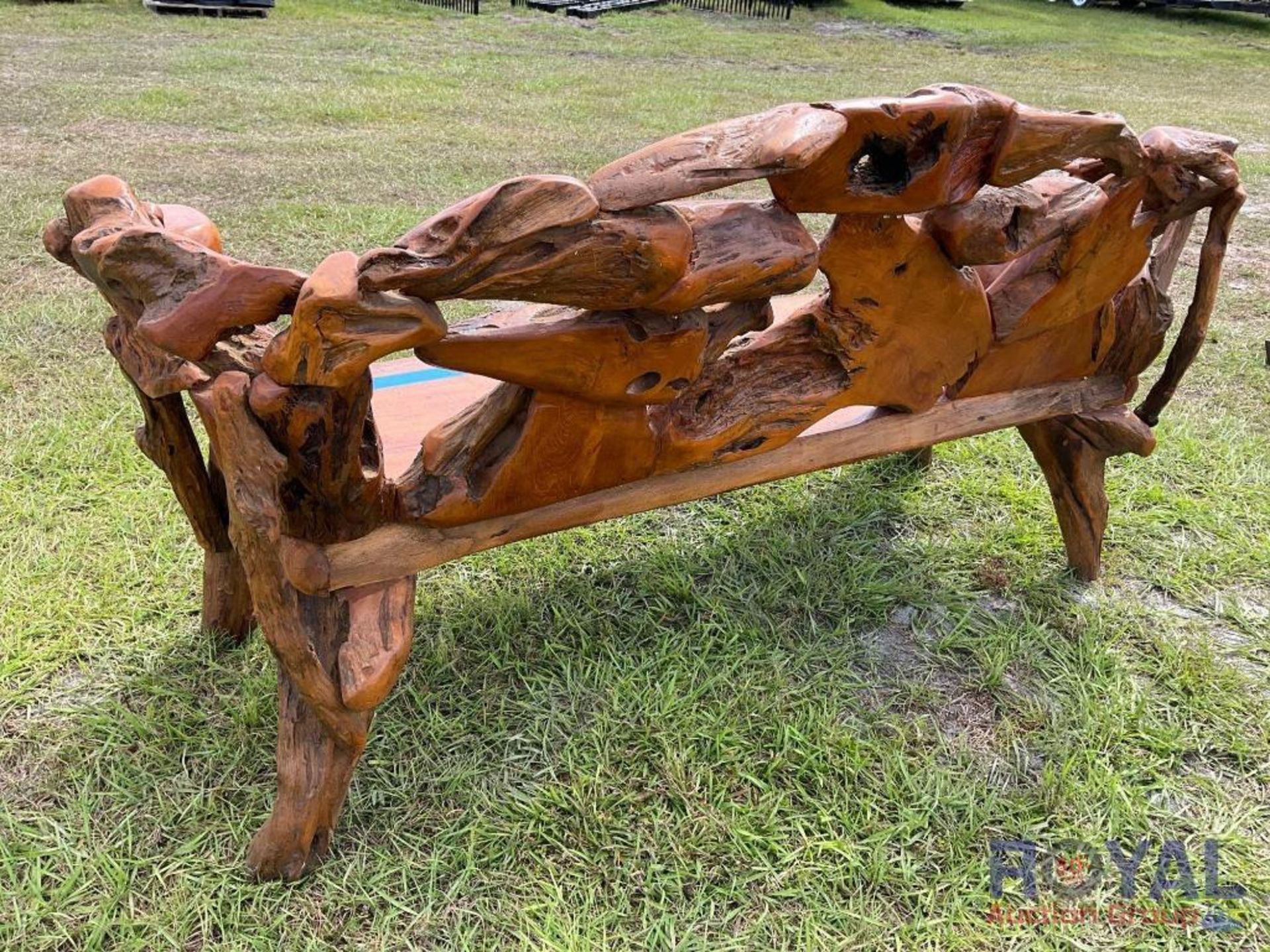 Teak Wood Bench - Image 4 of 4