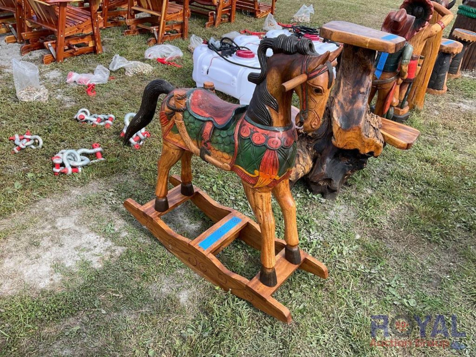 Wooden Rocking Horse - Image 2 of 4