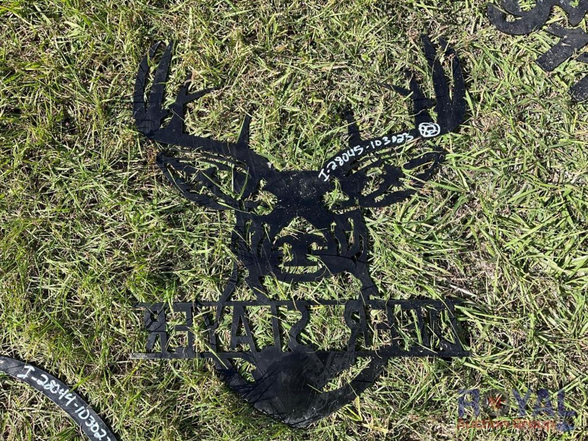 2023 Sheet Metal Deer Slayer Deer Sign
