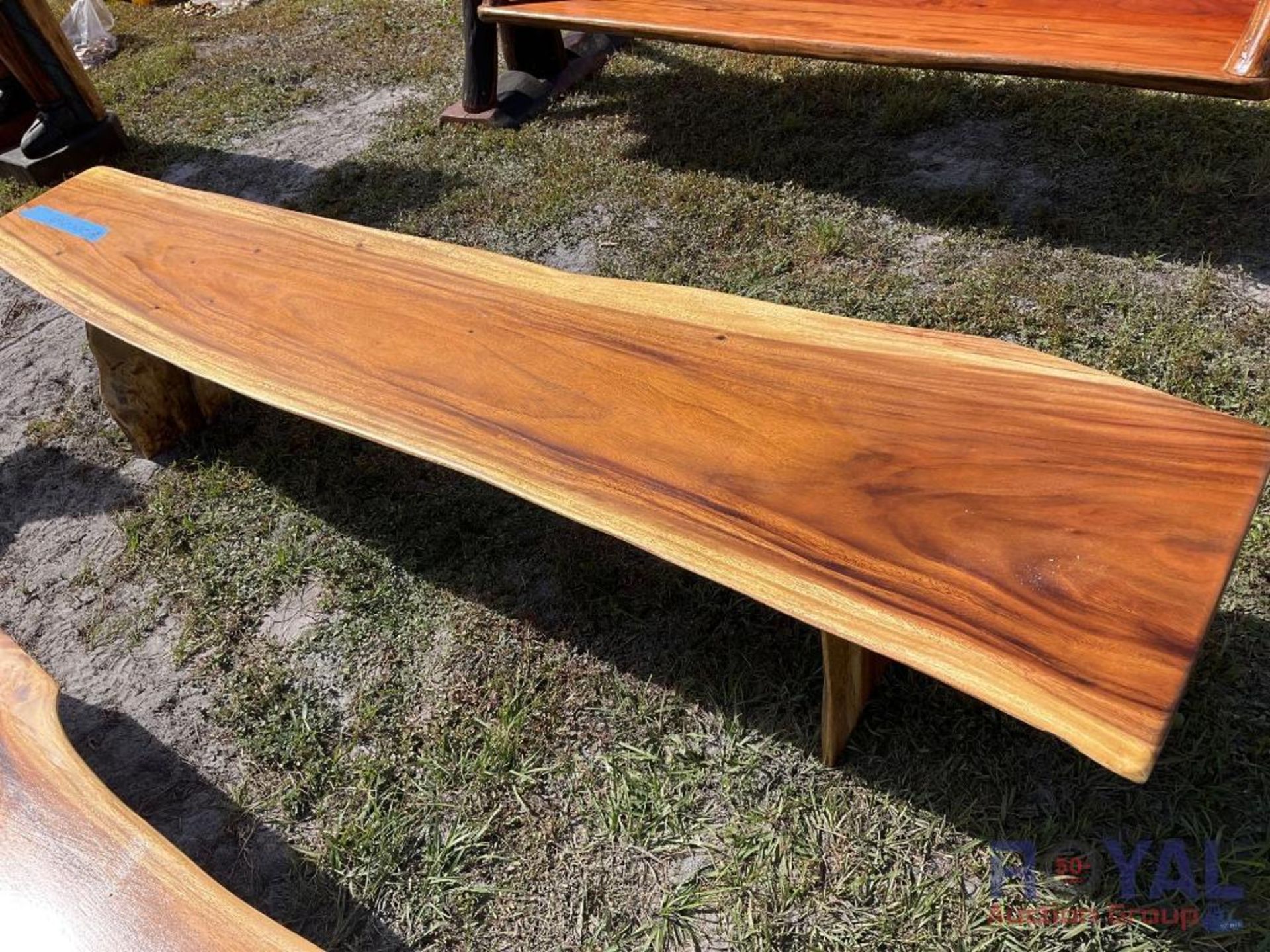 Solid Teak Wood Bench - Image 3 of 4