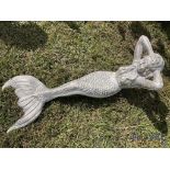 Cast Aluminum Mermaid Statue