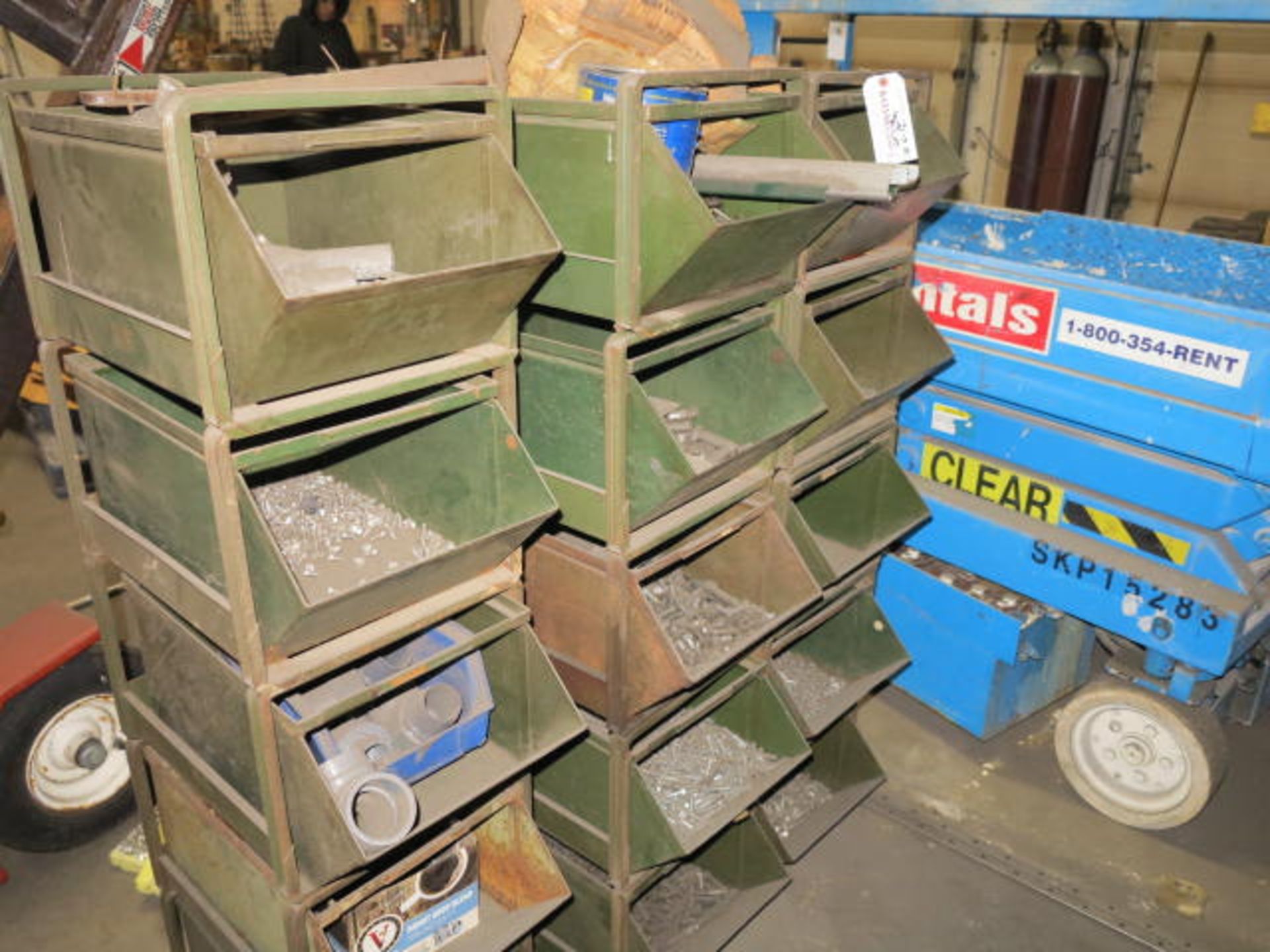 Lot Stack Bins with Nuts and Bolts