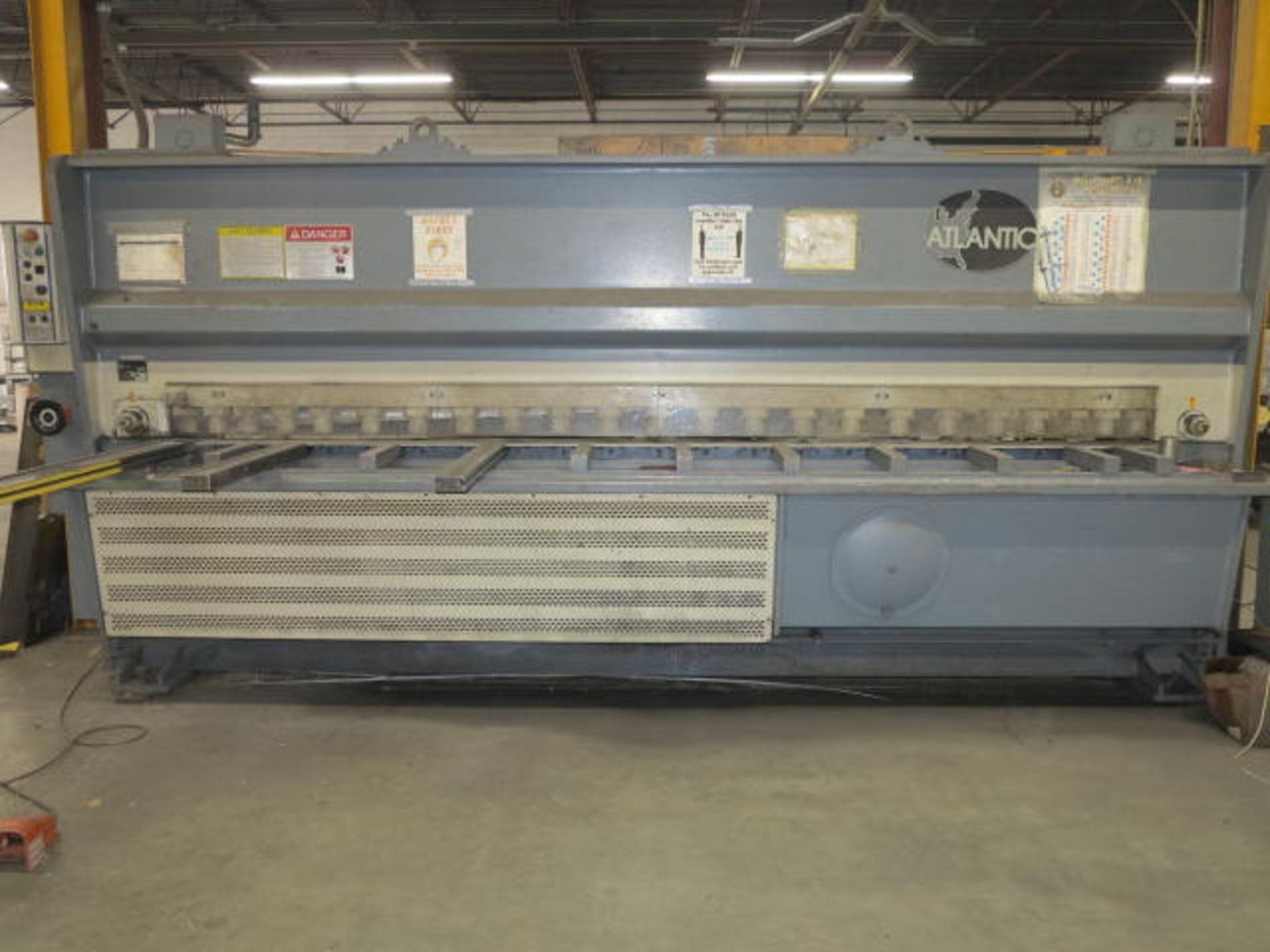 Atlantic Model HDS.12.3/8 Hydraulic Plate Shear, 220/440V, 25 Hp Motor, 12' Blade, Servo Back Gage - Image 7 of 7