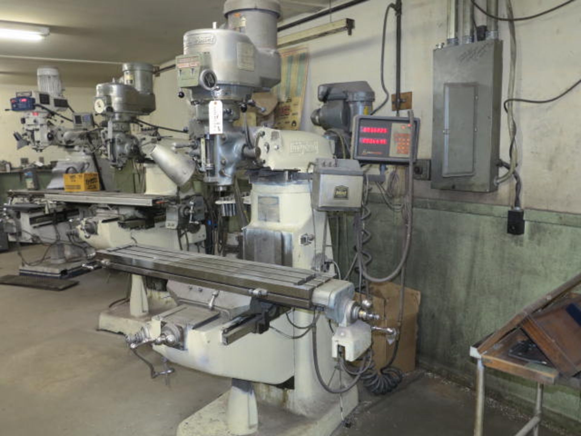 Bridgeport Series I 2hp Vertical Mill s/n 12/BR 230325 2 HP Drive, 36'' Table, Power Feed, Anilam