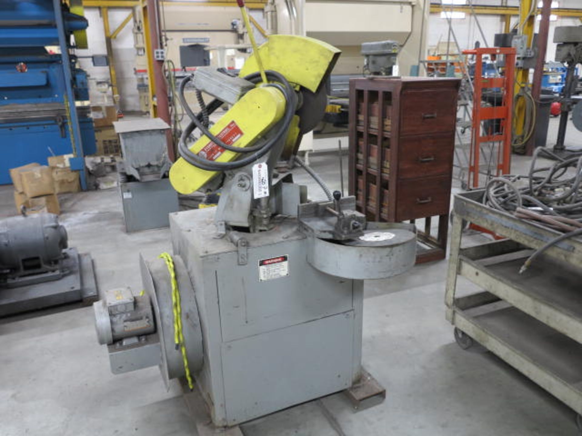 Everett Industries Model 16MIT Abrasive Saw S/N 2021-9 with Dust Collector