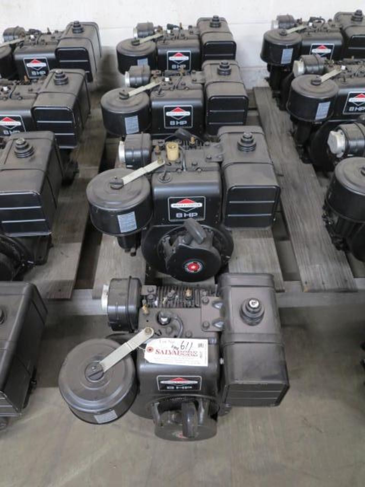 Lot (4) Briggs & Stratton 8 Hp Motor Unused