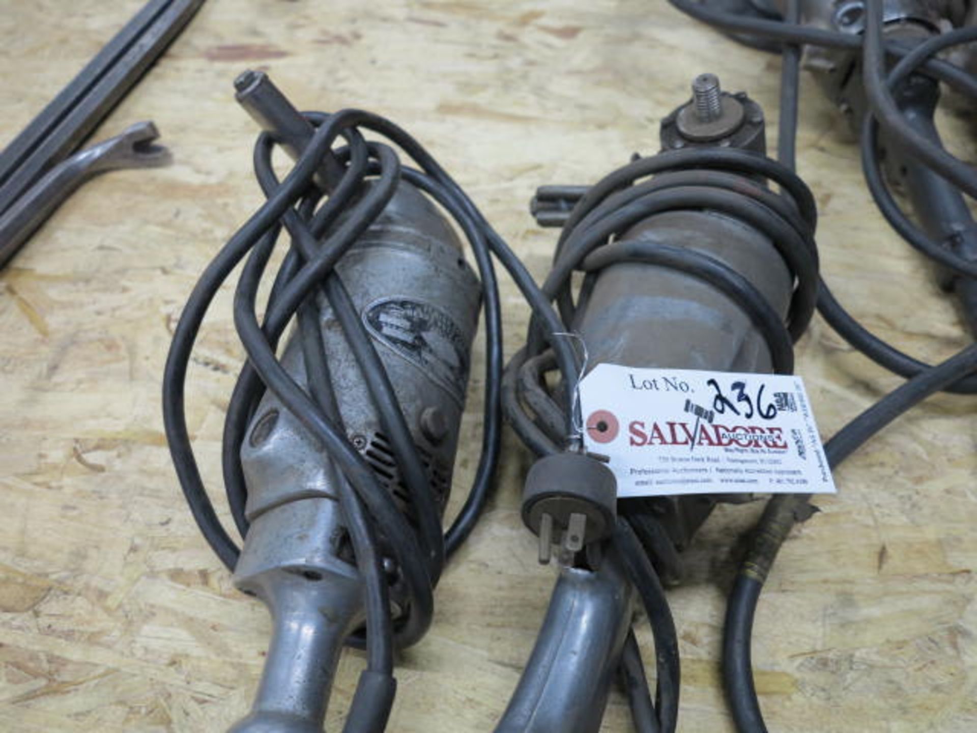 Lot (2) Right Angle Grinders