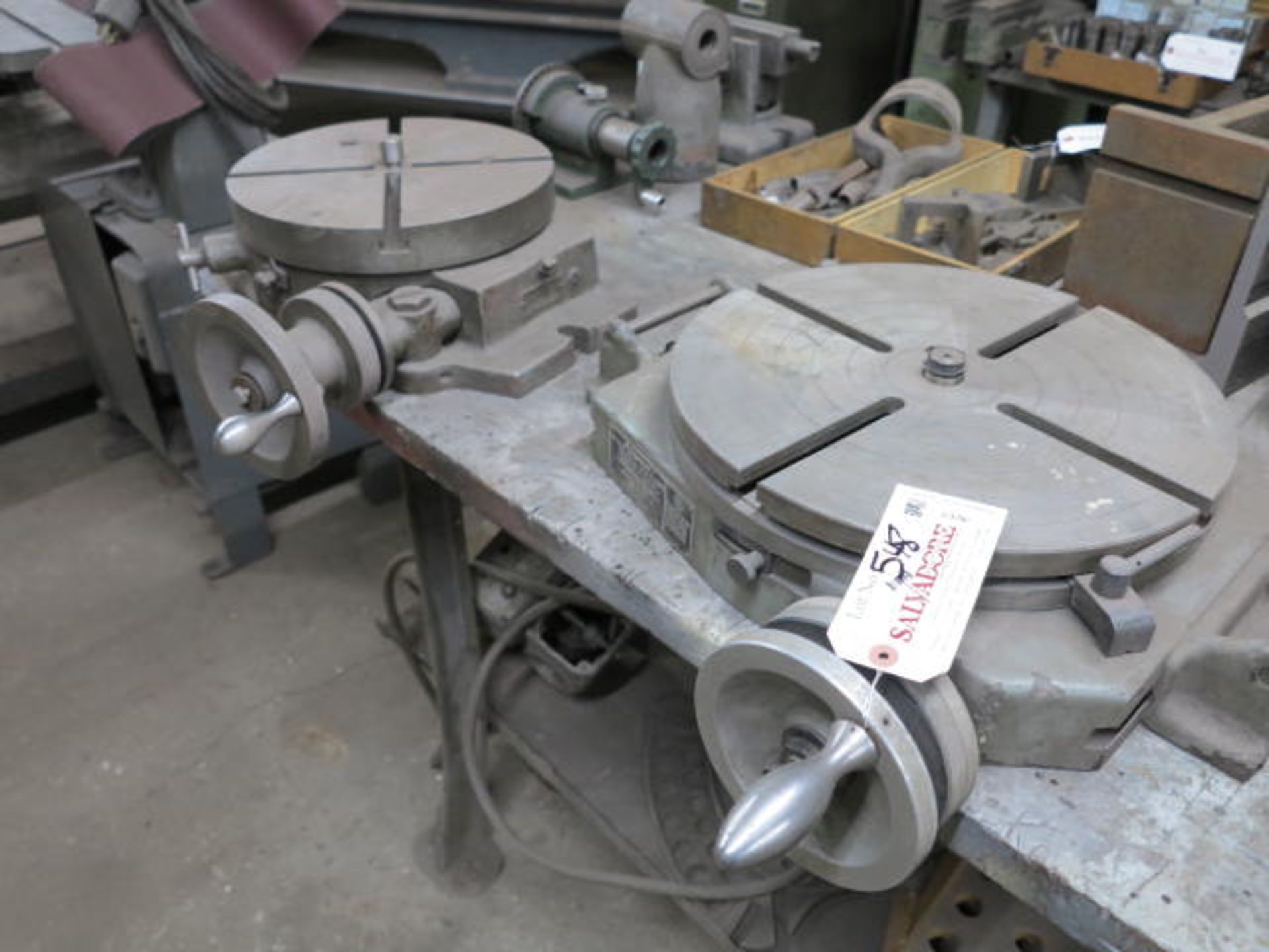 Lot (2) 12'', 15'' Rotary Tables