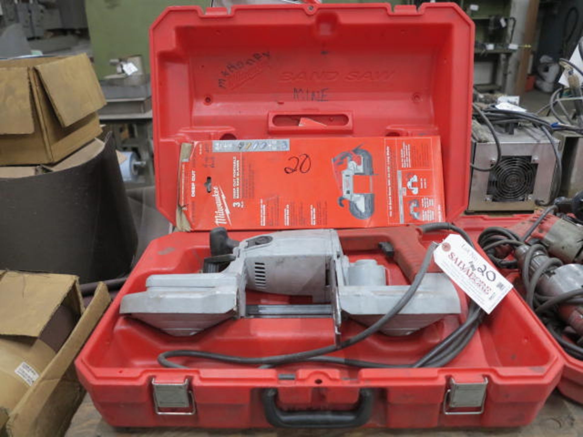 Milwaukee Heavy Duty Bandsaw with Extra Blade and Carrying Case