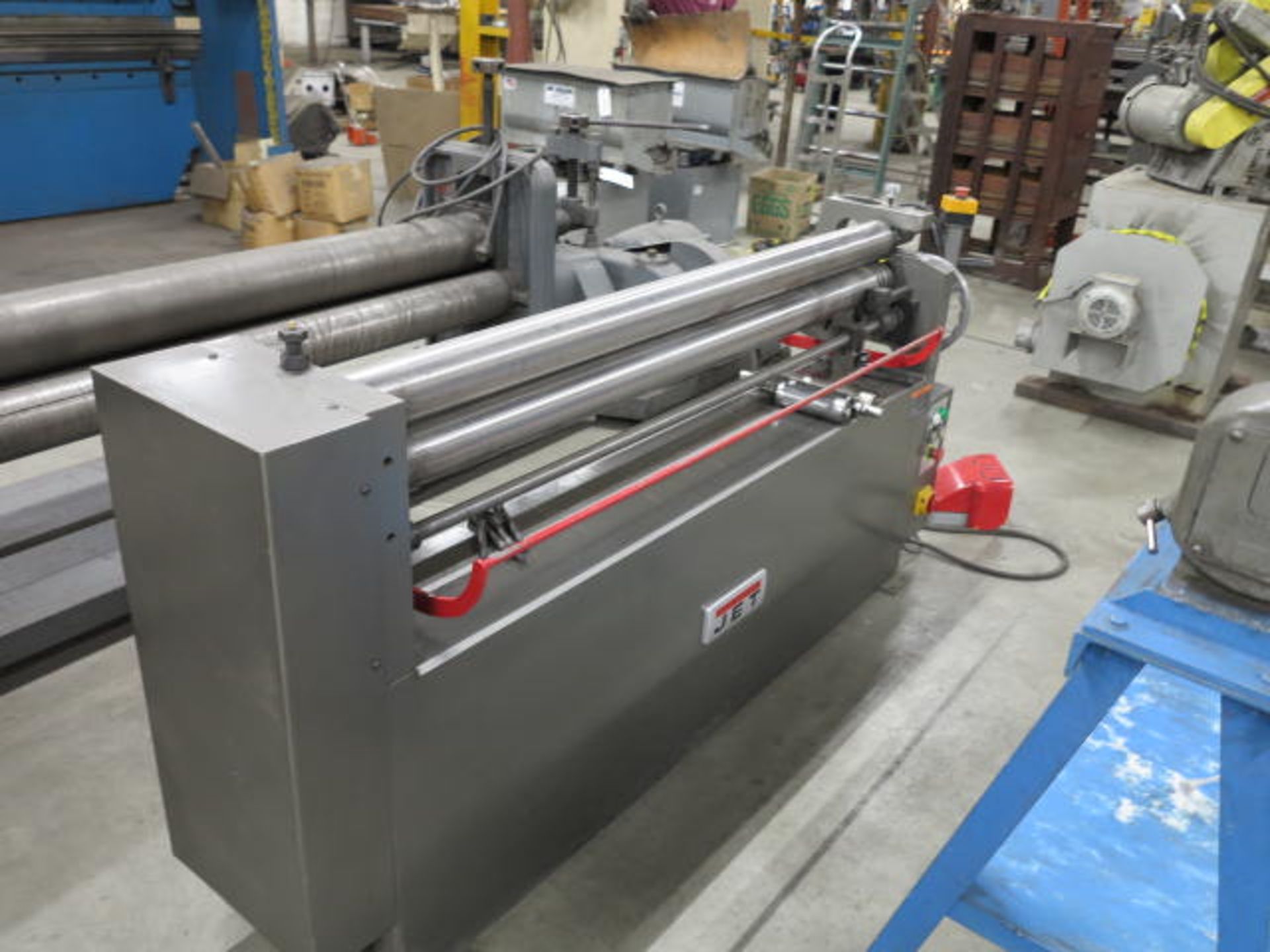 JET 14 Gage X60'' Electric Plate Roller Model ERP1460-3, S/N 18010004, Emergency Stop, Foot - Image 2 of 2