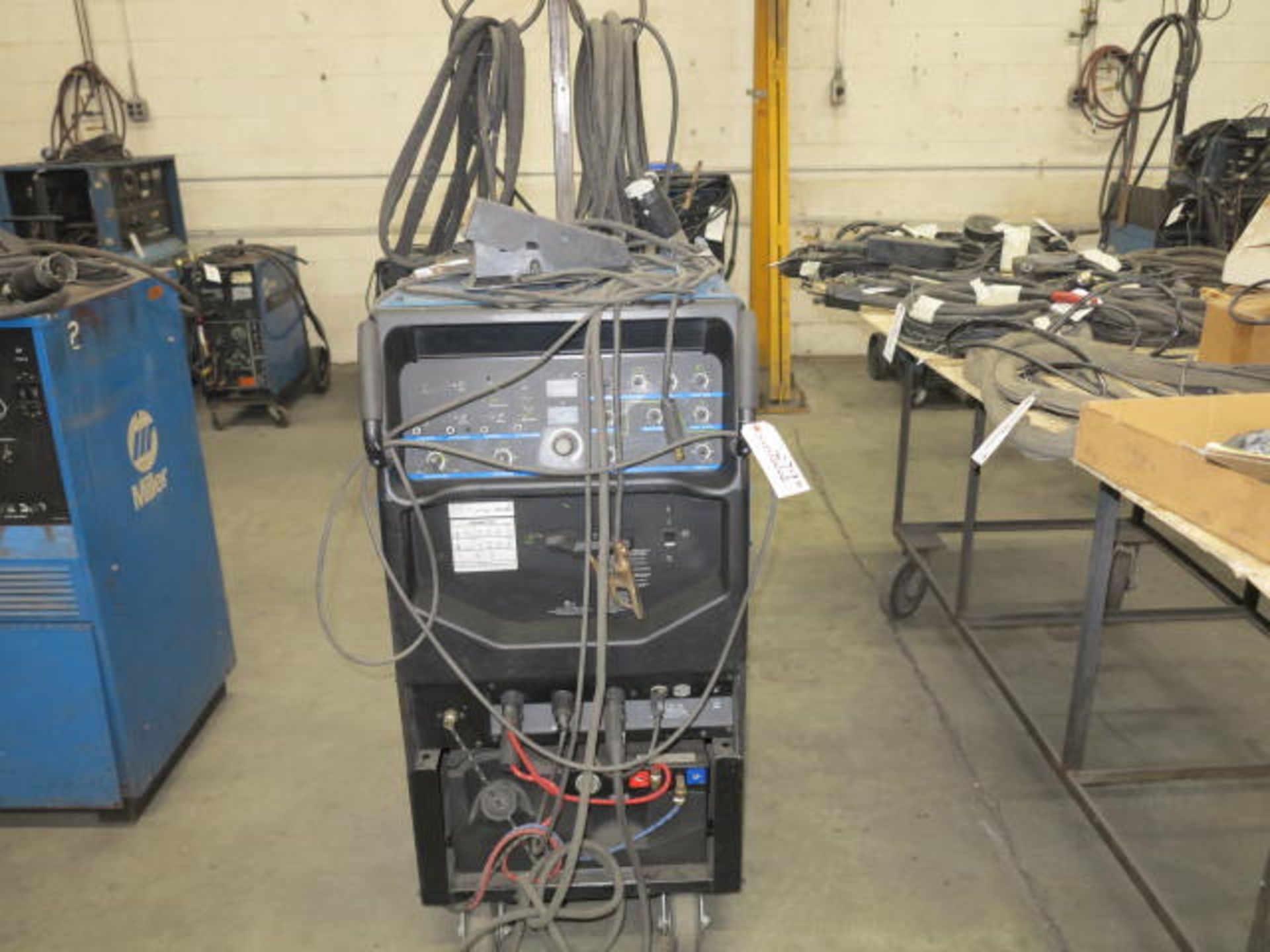 Miller Synchrowave 2500X TIG Welder S/N MH37043L with Foot Pedal, Grounding Lead, TIG Gun and