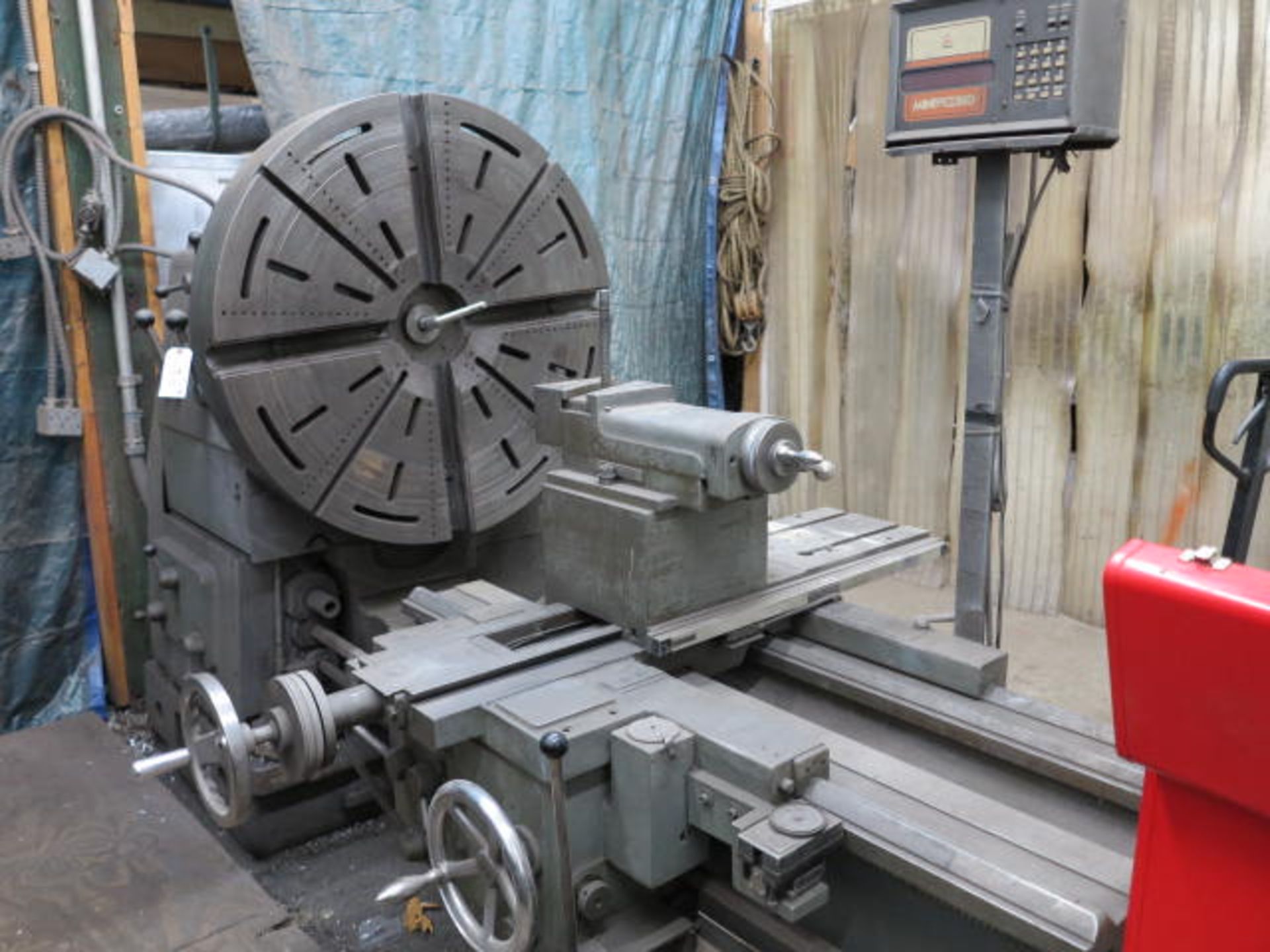 MEUSER & CO 40'' Lathe s/n M4L-38360 Short Bed - Image 3 of 4