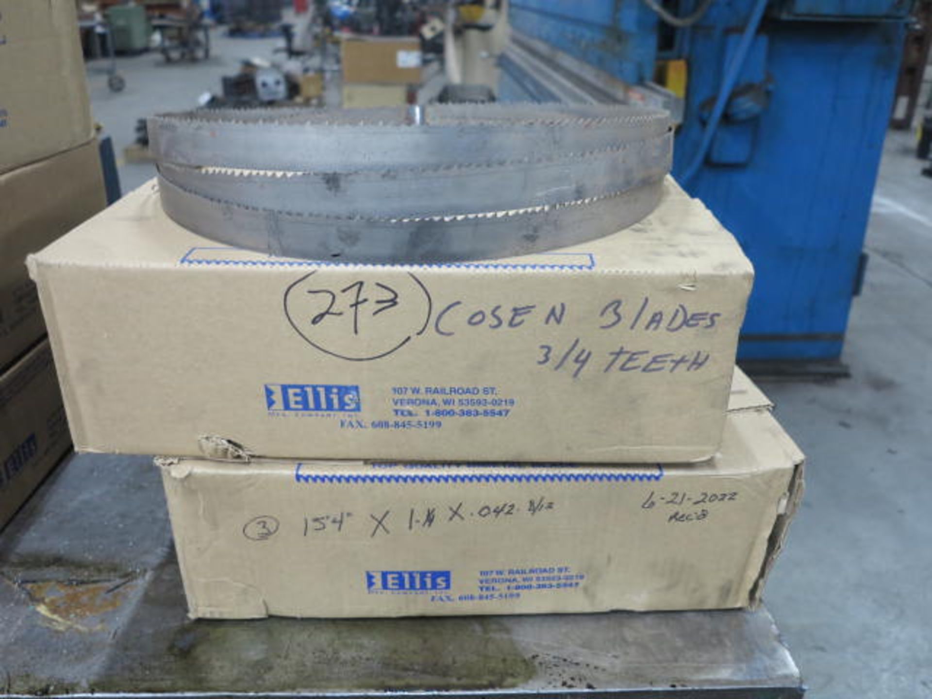 Lot Bandsaw Blades 1/4 X042-8/12