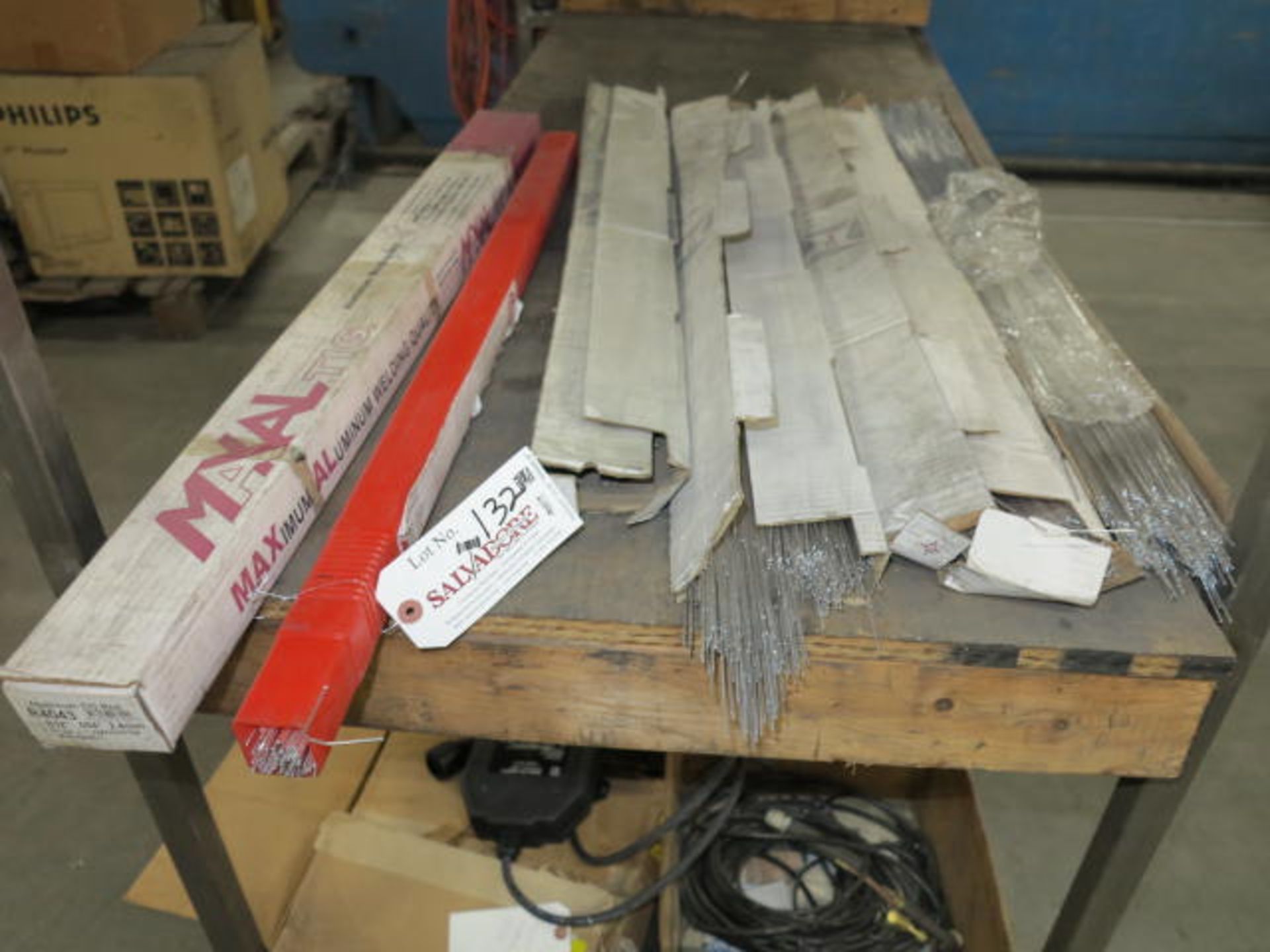 Lot Aluminum Welding Rods, Various Sizes