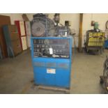Miller Synchrowave 350 TIG Welder S/N KC 294368 with Foot Pedal, Grounding Lead with Miller Chiller,