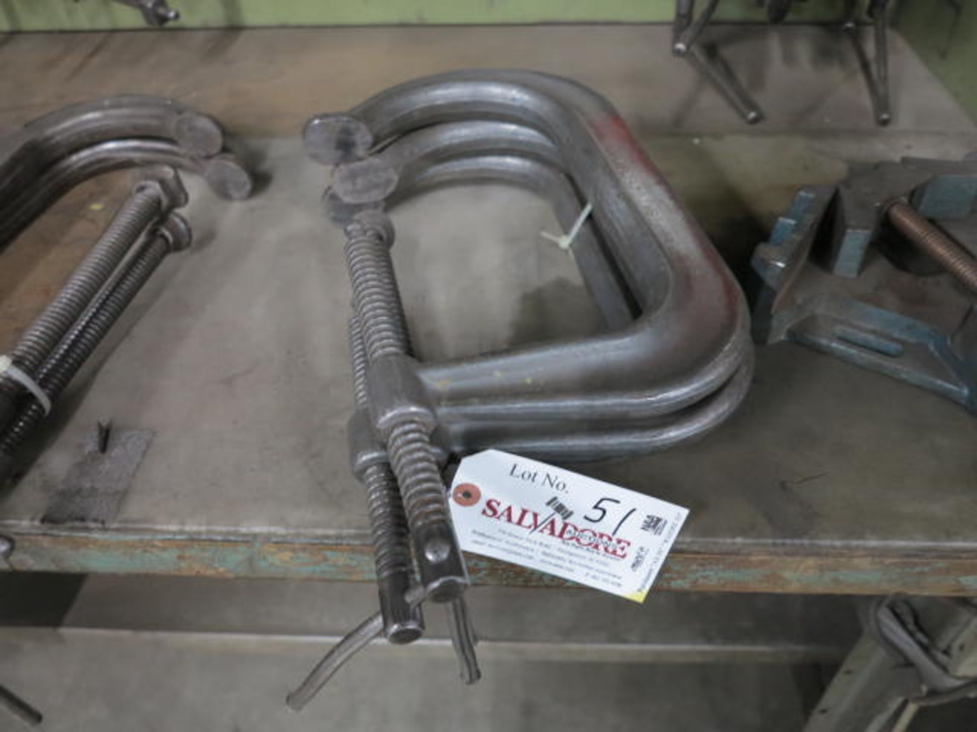 Lot (3) 8'' C Clamps