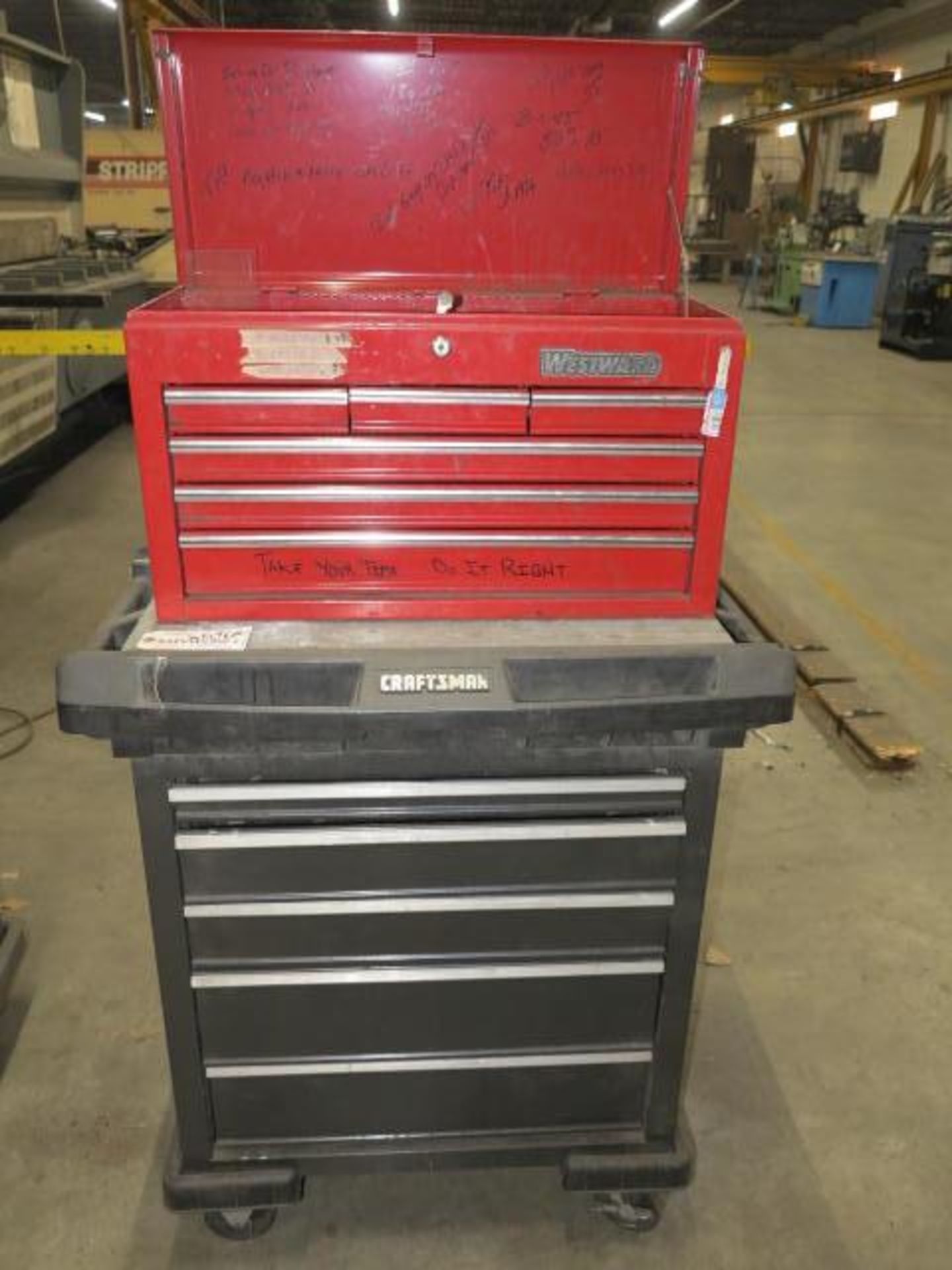 Craftsman Tool Chest and Westward Tool Box