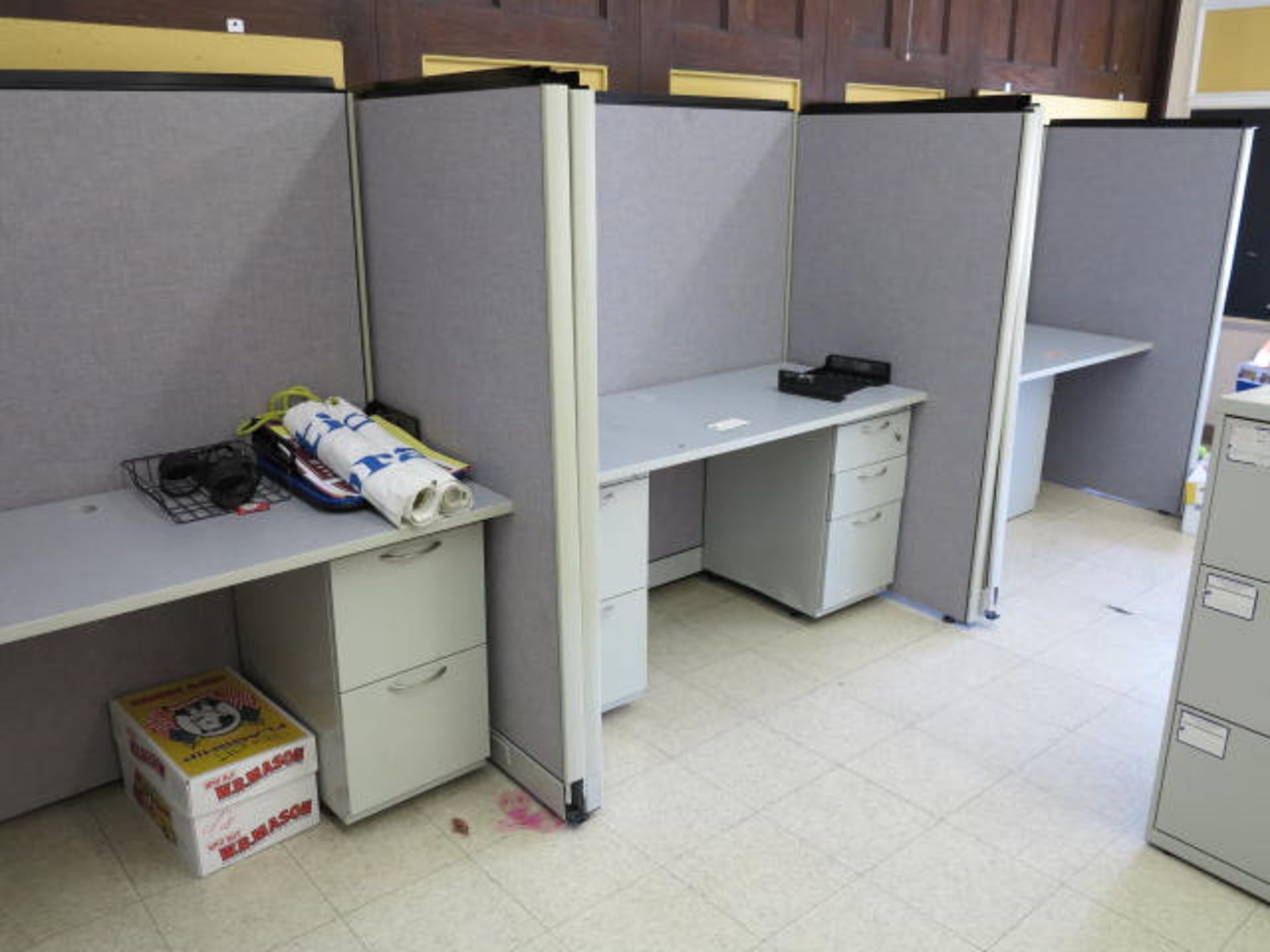 Lot (3) Cubicles Located in Room 14