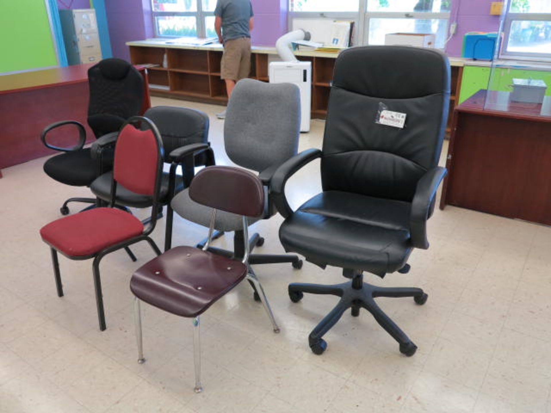 Lot (6) Assorted Swivel Chairs Located in Room 1