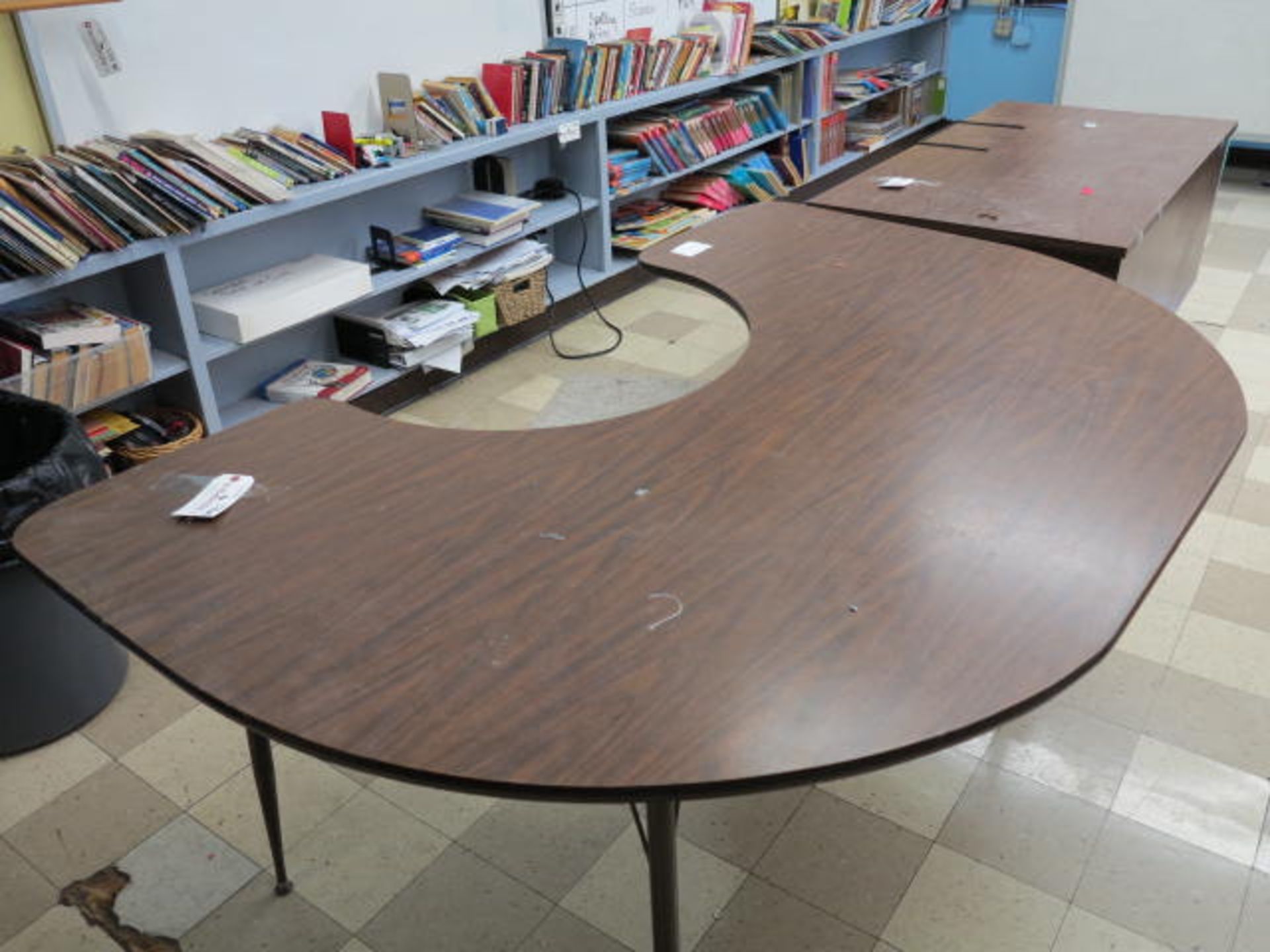 Kidney Shaped Activity Table Located in Room 11