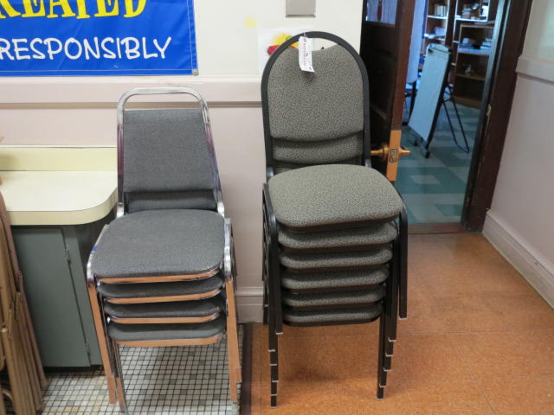 Lot (11) Stackable Chairs