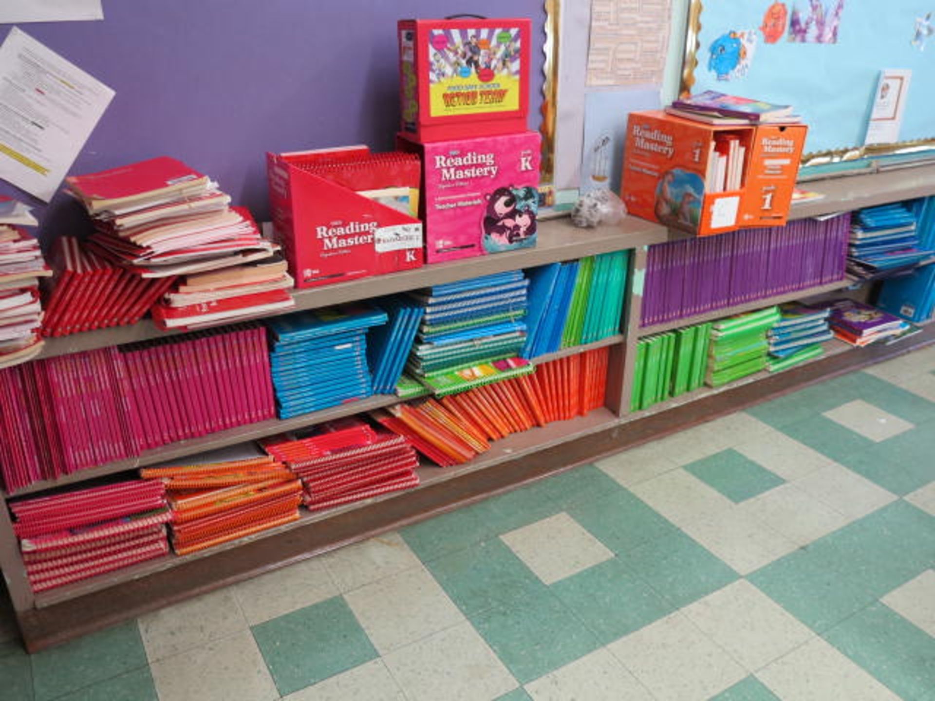 Lot Books Consisting of Curriculum Books and Novels Located in Room 13