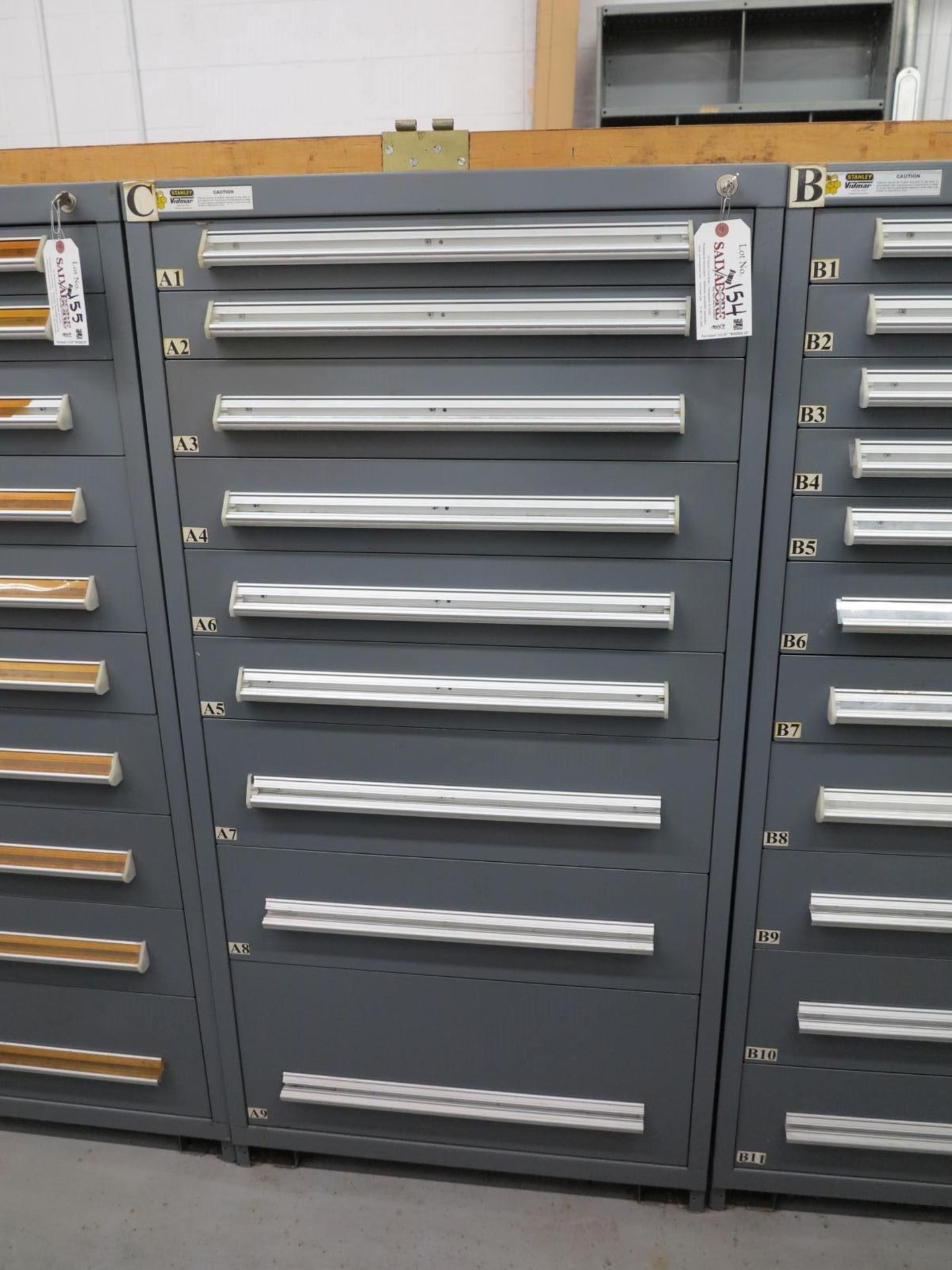 Stanley Vidmar Storage Cabinets empty Located in Smithfield RI