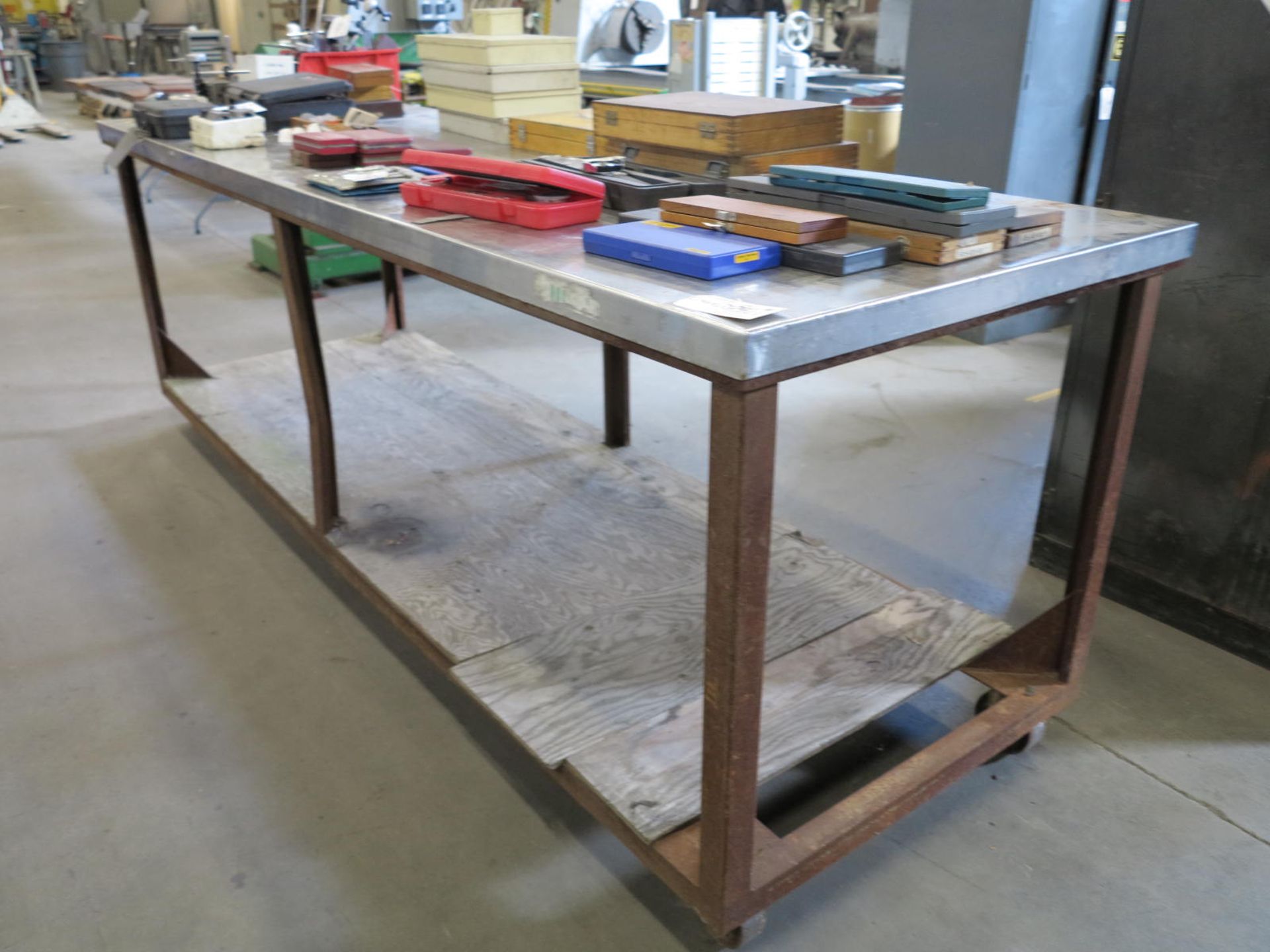 3' x 10' Welding Table on Casters Located in Warwick RI