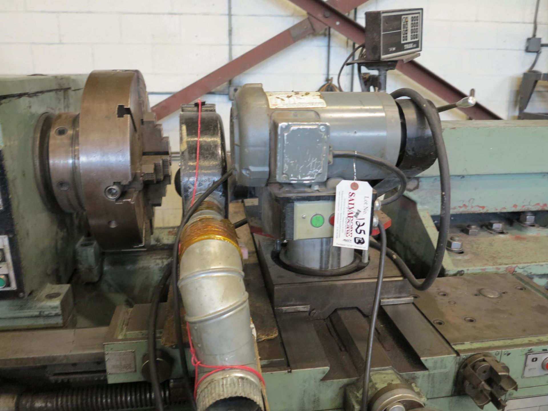 TOS SUS40 18' Bed Lathe, Quick Change Gears, Lead Screw, Wired for 480V, Set Up for Grinding - Image 3 of 3