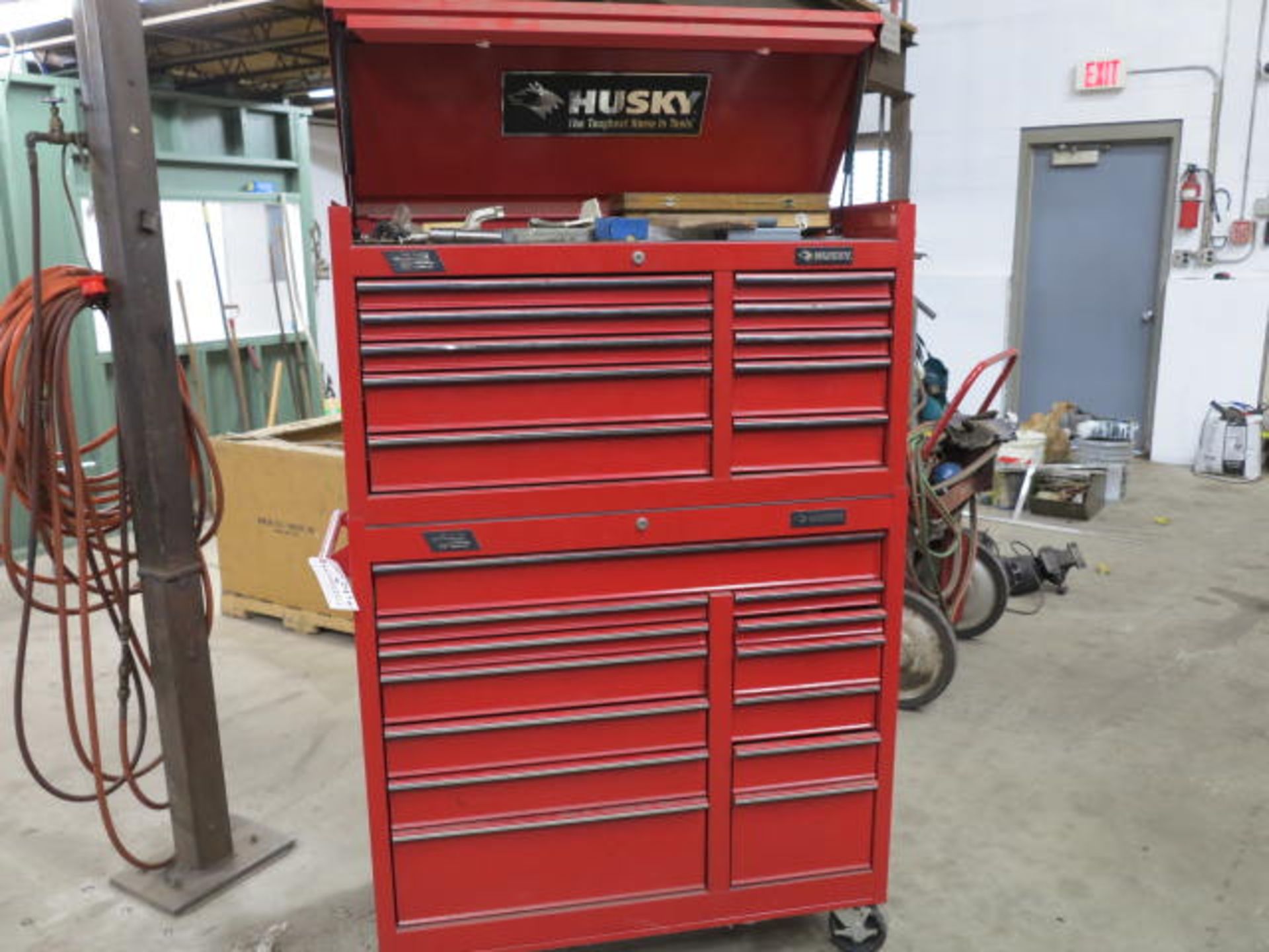 Mechanics Tool Chest Loaded with Tools Located at 93 Macondrey St Cumberland, RI