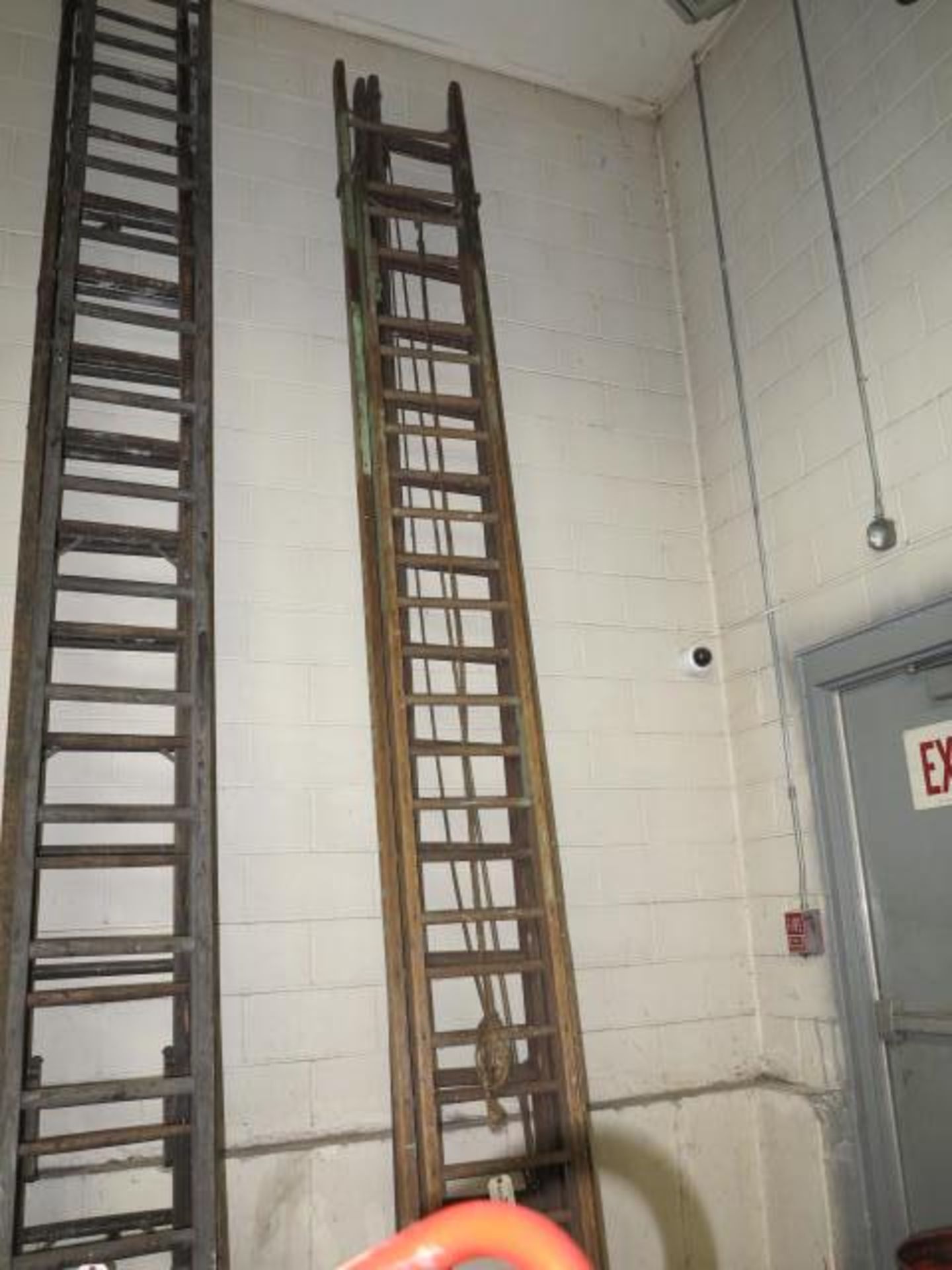 Lot Wood Ladders Located at 93 Macondrey St Cumberland, RI