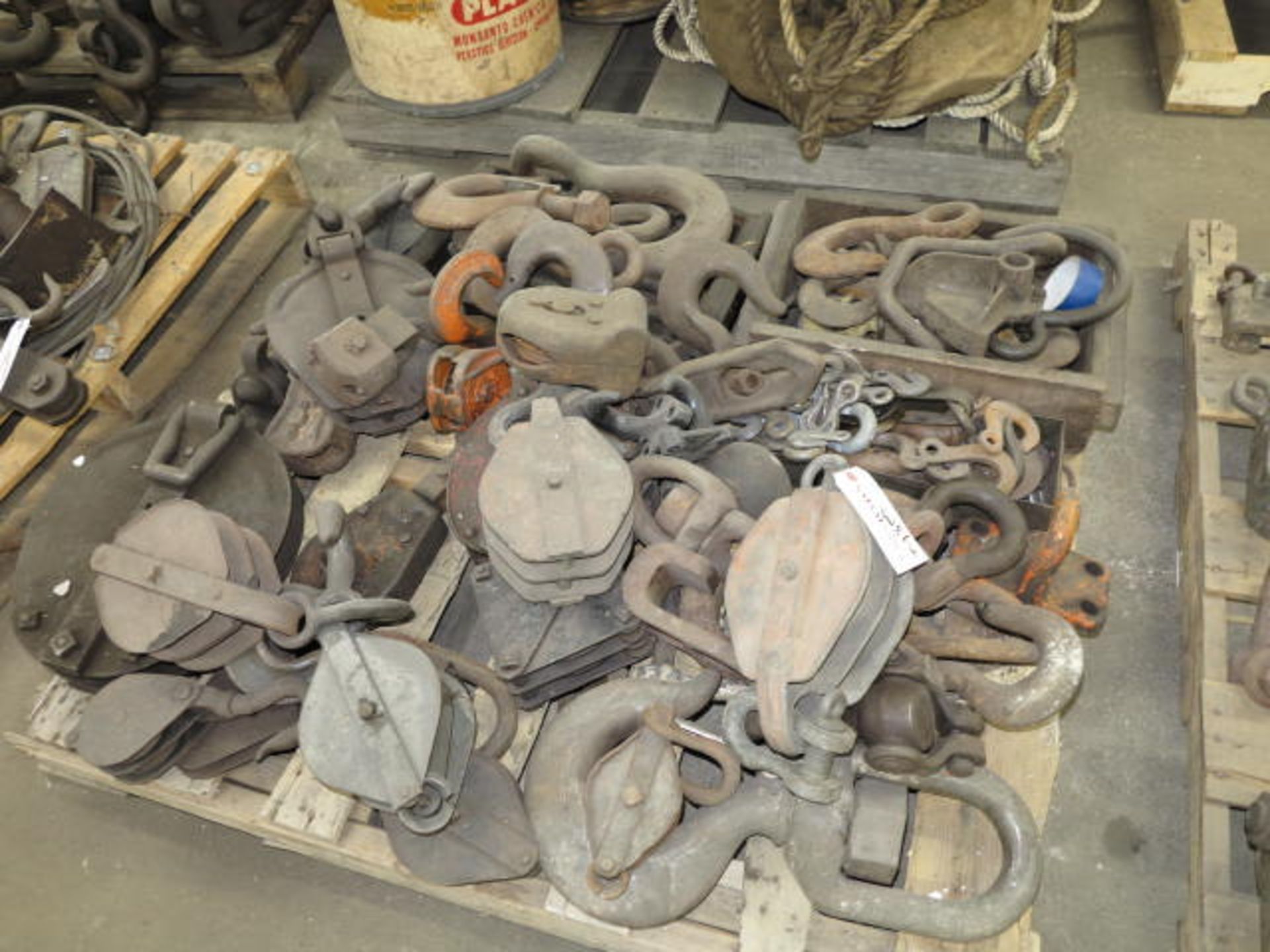 Pallet Metal Pulleys Located at 93 Macondrey St Cumberland, RI